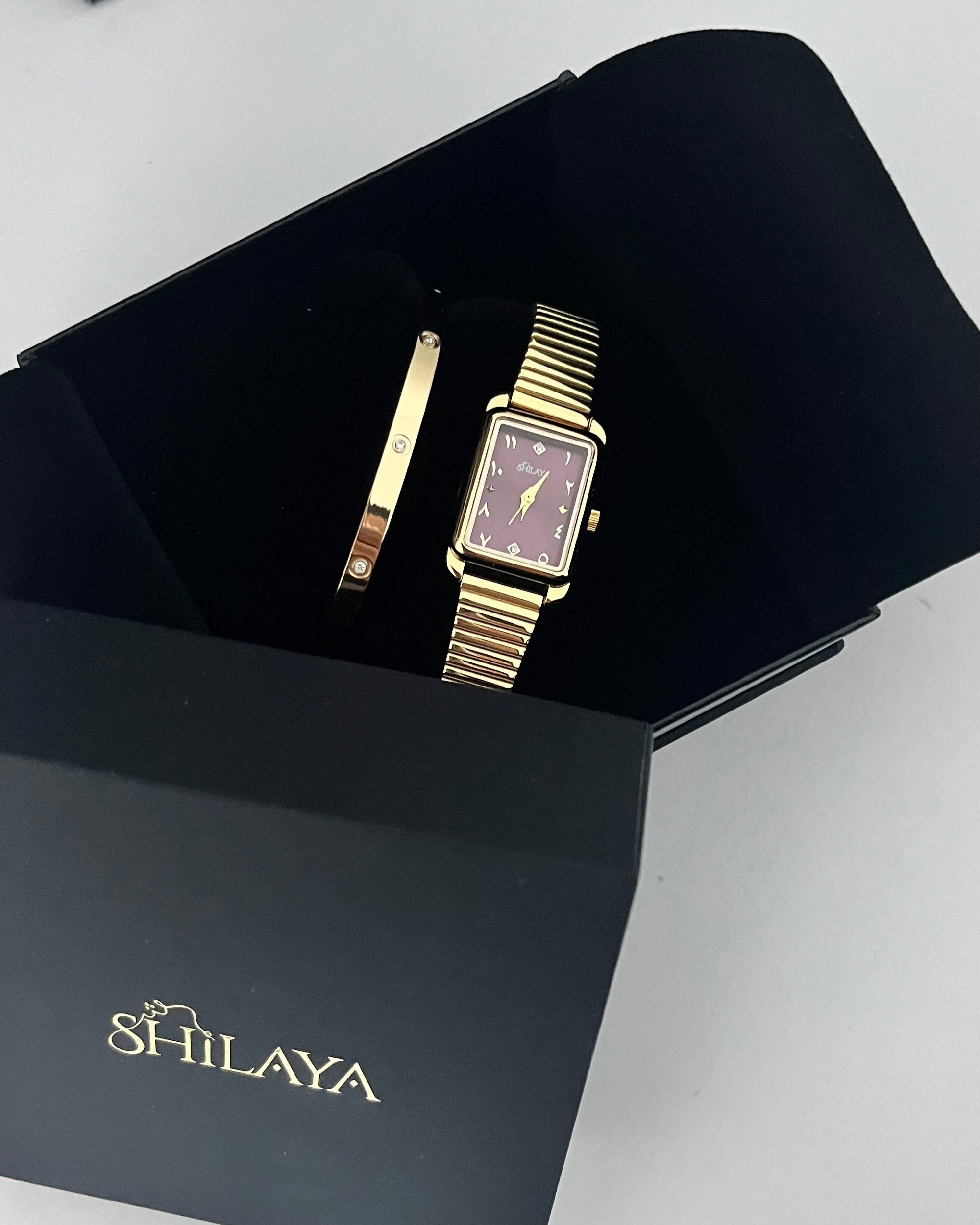 ROSY WATCH &amp; ZAIDY BRACELET BOX