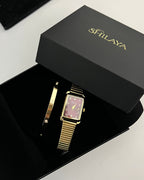 ROSY WATCH &amp; ZAIDY BRACELET BOX