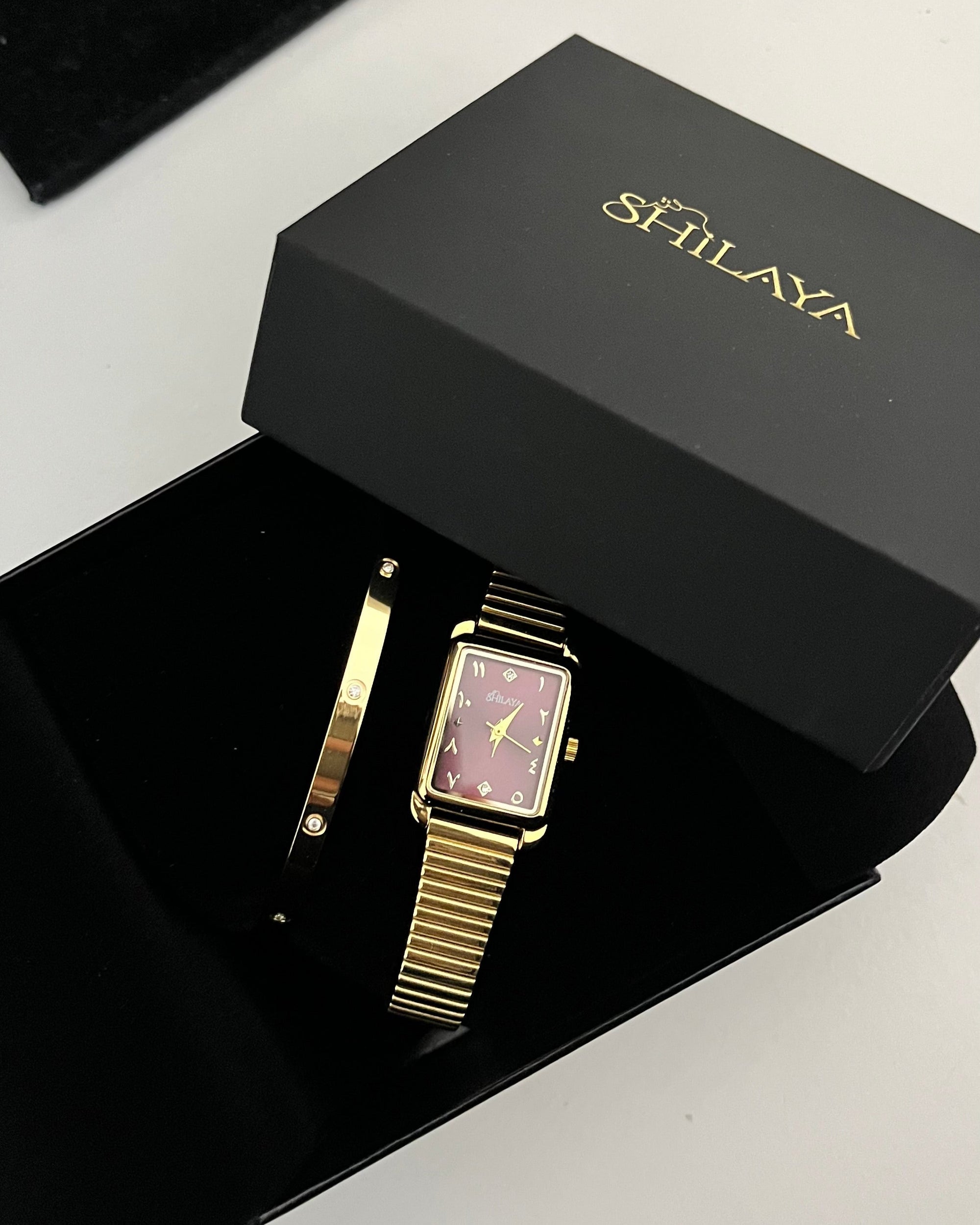 ROSY WATCH &amp; ZAIDY BRACELET BOX