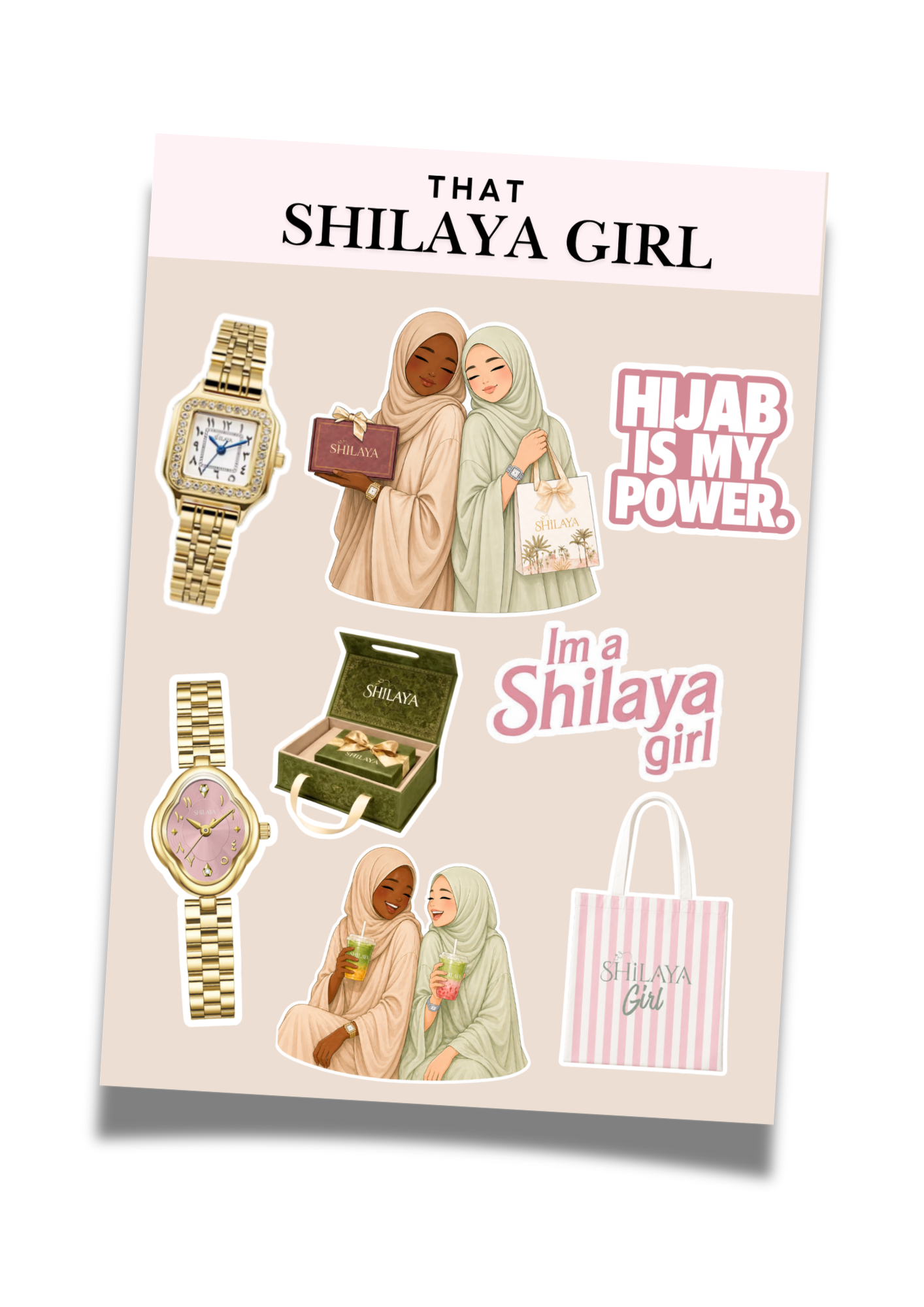 PLANCHE STICKERS SHILAYA OFFERTE