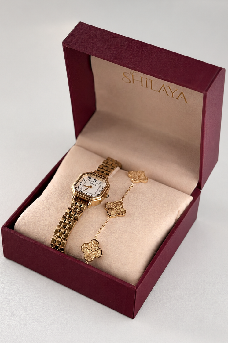 COFFRET MONTRE AUX CHOIX & BRACELET SAKINA