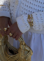 THE CLASSIC GOLD WATCH WITH ARABIC NUMERALS