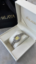 LA PINACOLADA MONTRE ARGENT AVEC CHIFFRES ARABES Shilaya