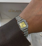 LA PINACOLADA MONTRE ARGENT AVEC CHIFFRES ARABES Shilaya