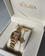 COFFRET MONTRE AUX CHOIX & BRACELET SAKINA Shilaya