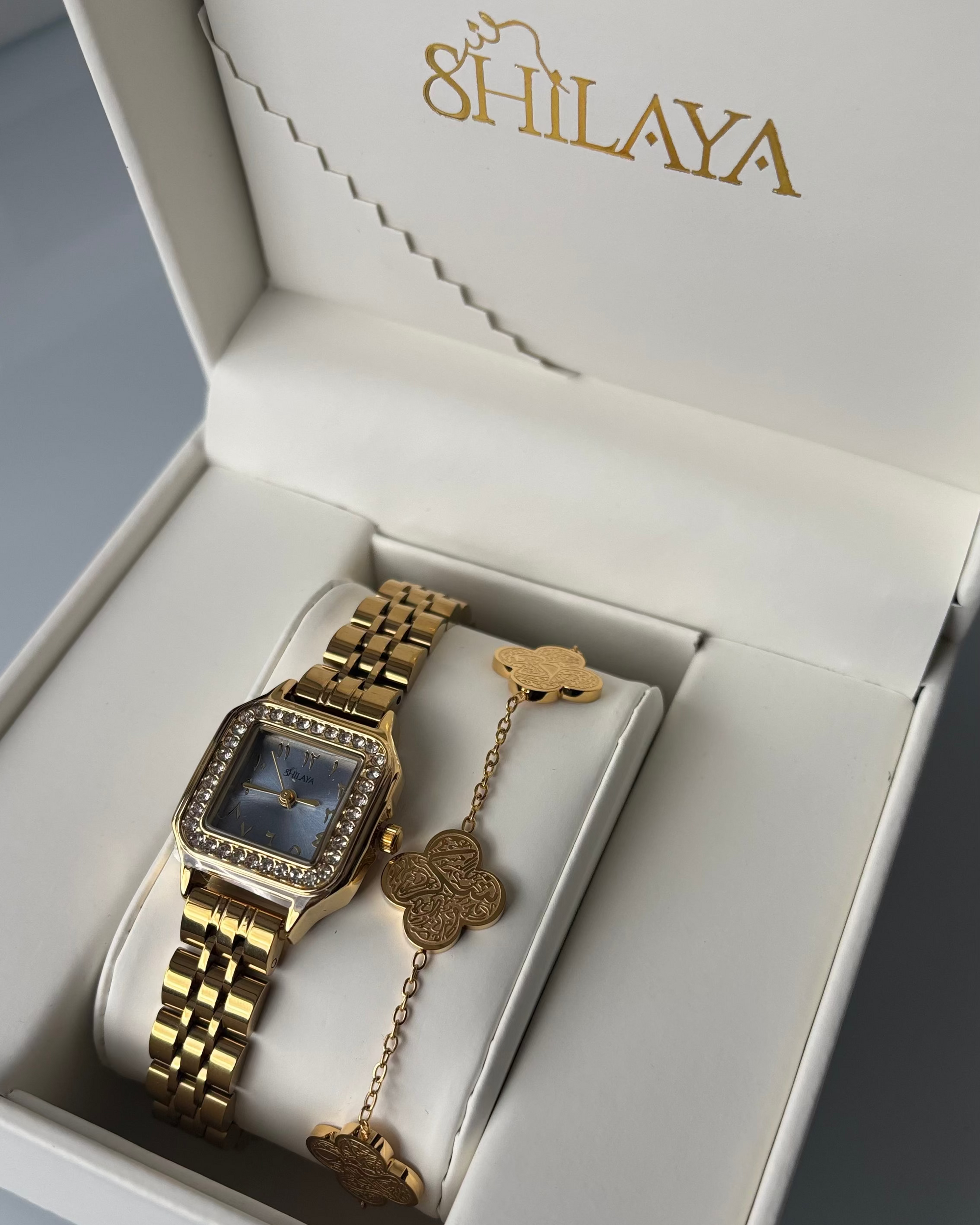 COFFRET MONTRE AUX CHOIX & BRACELET SAKINA Shilaya