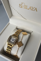 COFFRET MONTRE AUX CHOIX & BRACELET SAKINA Shilaya