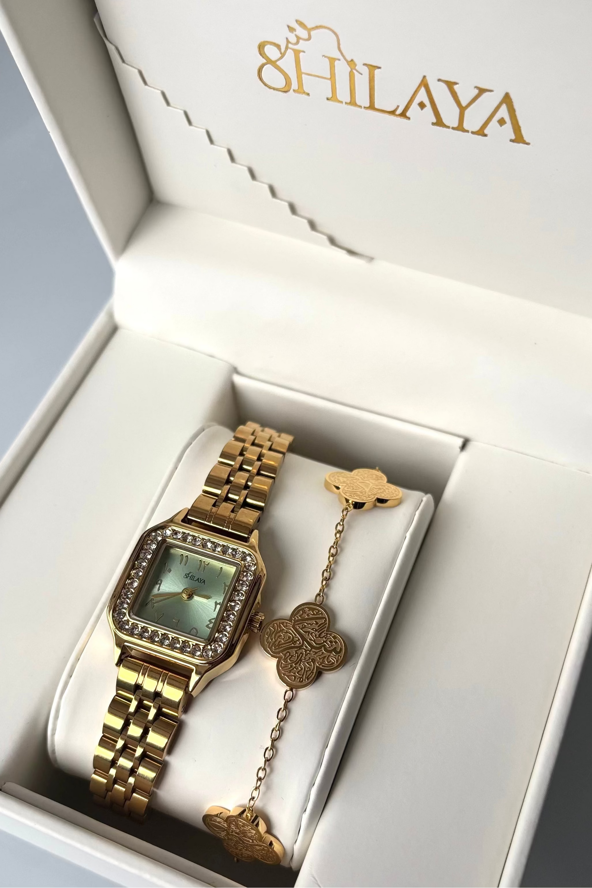 COFFRET MONTRE AUX CHOIX & BRACELET SAKINA Shilaya