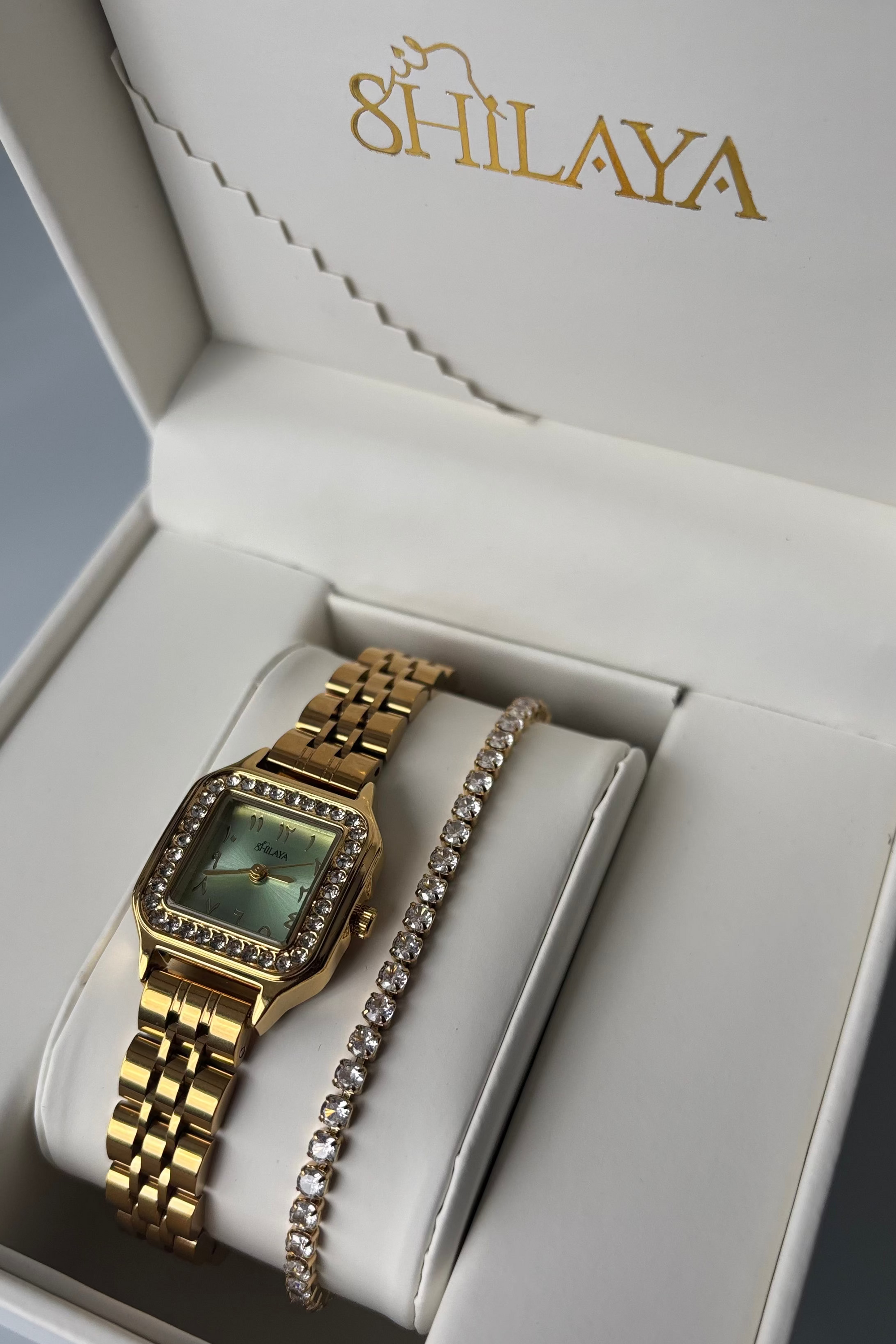 COFFRET MONTRE AUX CHOIX & BRACELET BLOOM Shilaya