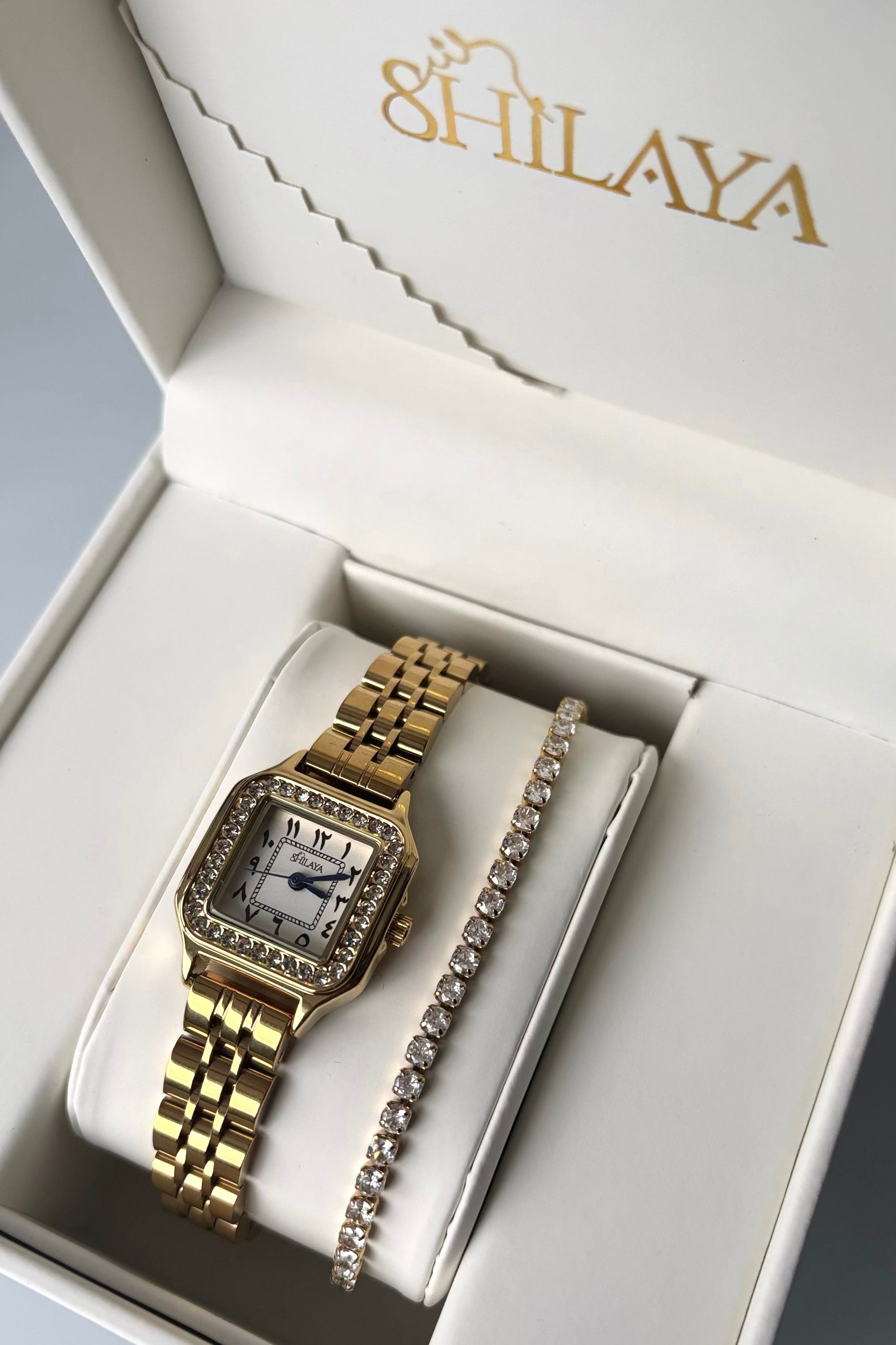COFFRET MONTRE AUX CHOIX & BRACELET BLOOM Shilaya