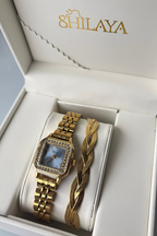 COFFRET MONTRE AUX CHOIX & BRACELET TRESSY Shilaya