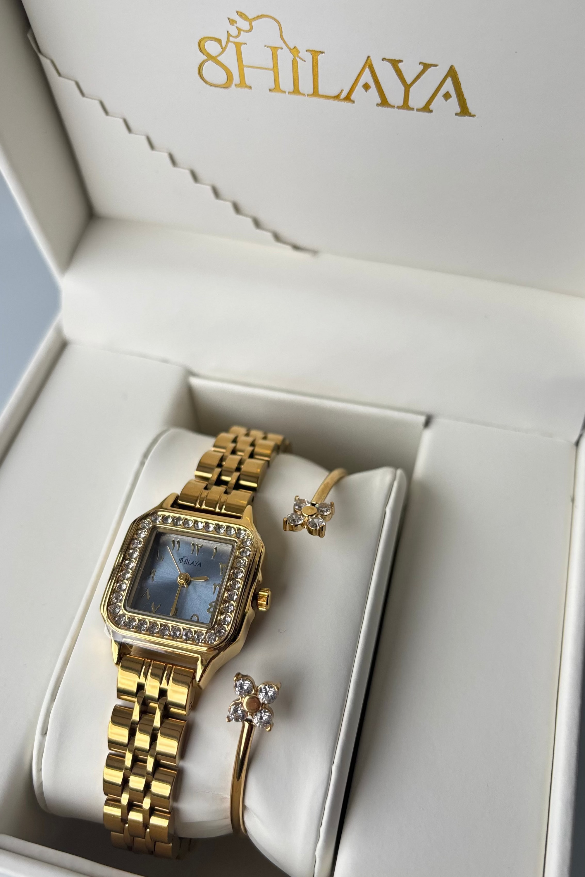 COFFRET MONTRE AUX CHOIX & JONC FLEURY Shilaya