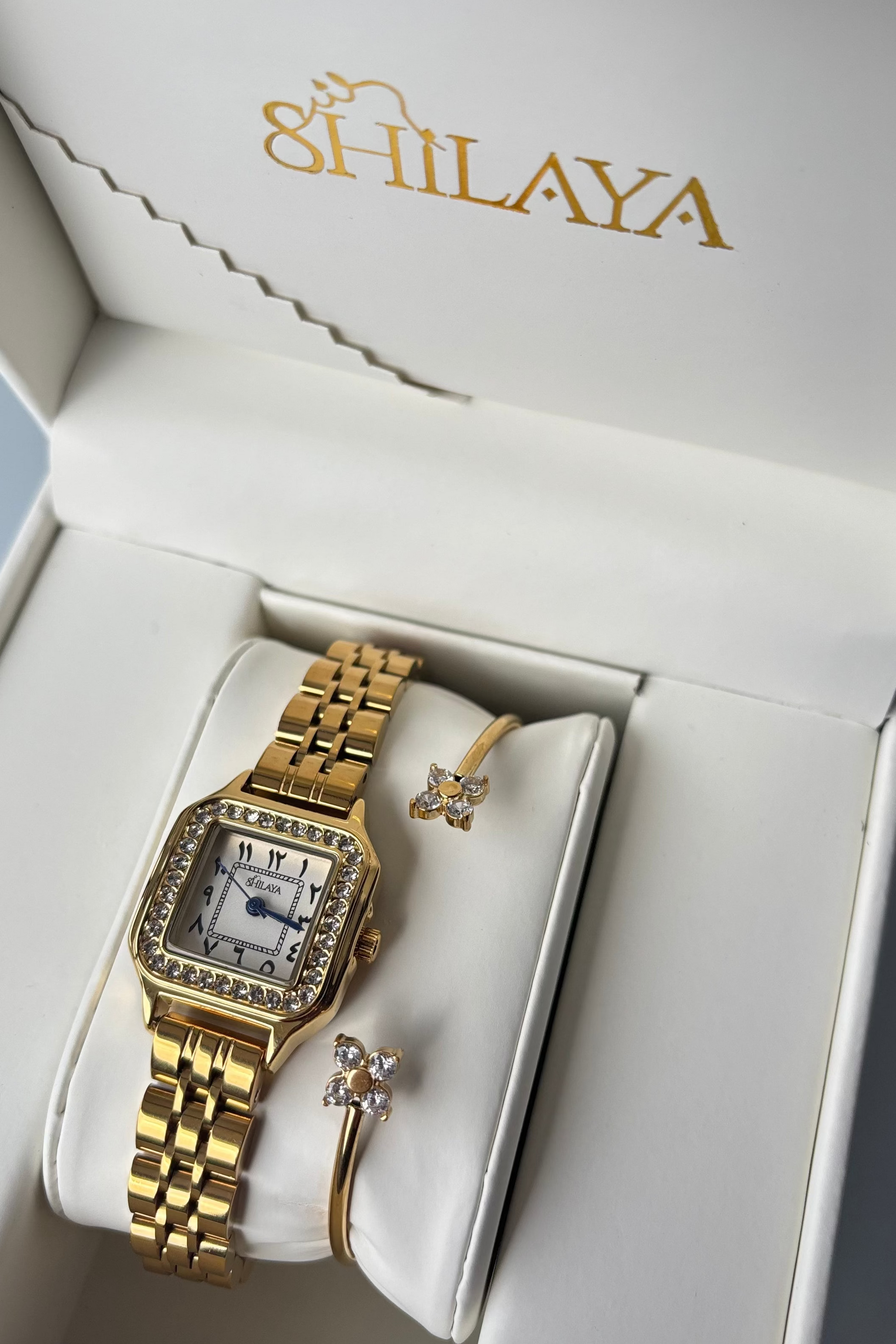 COFFRET MONTRE AUX CHOIX & JONC FLEURY Shilaya