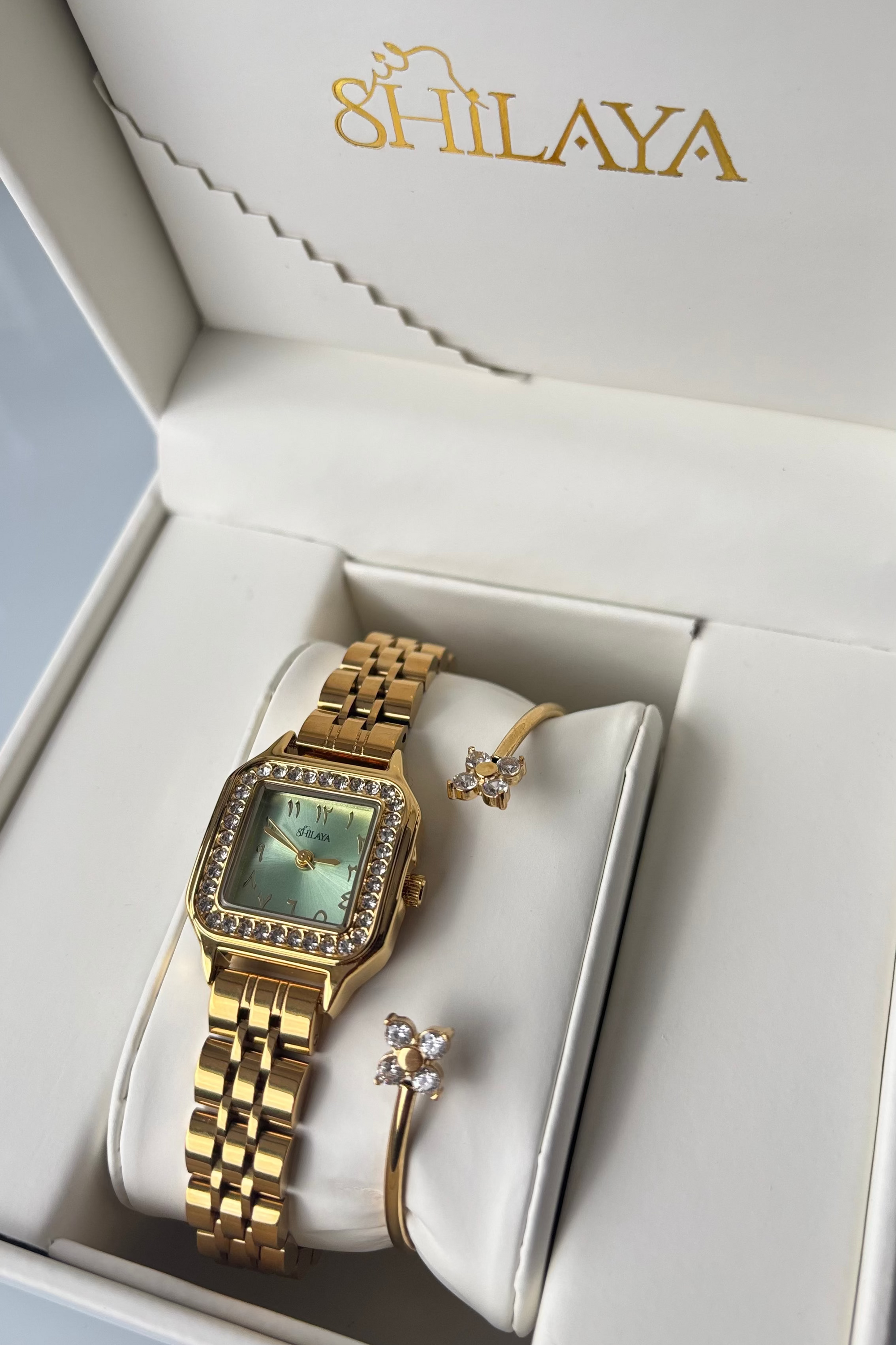 COFFRET MONTRE AUX CHOIX & JONC FLEURY Shilaya