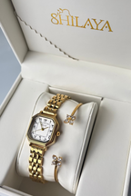 COFFRET MONTRE AUX CHOIX & JONC FLEURY Shilaya