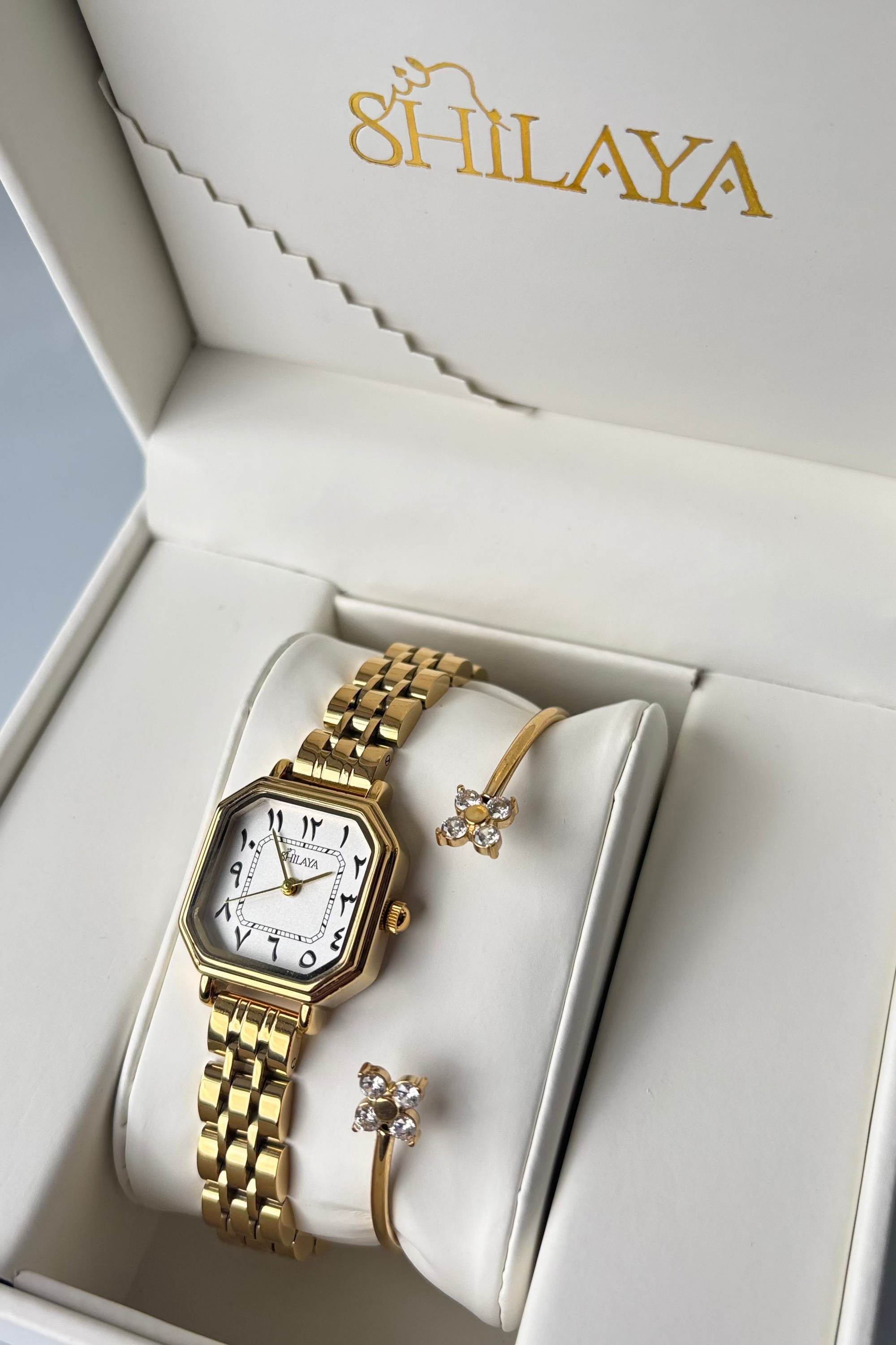 COFFRET MONTRE AUX CHOIX & JONC FLEURY Shilaya