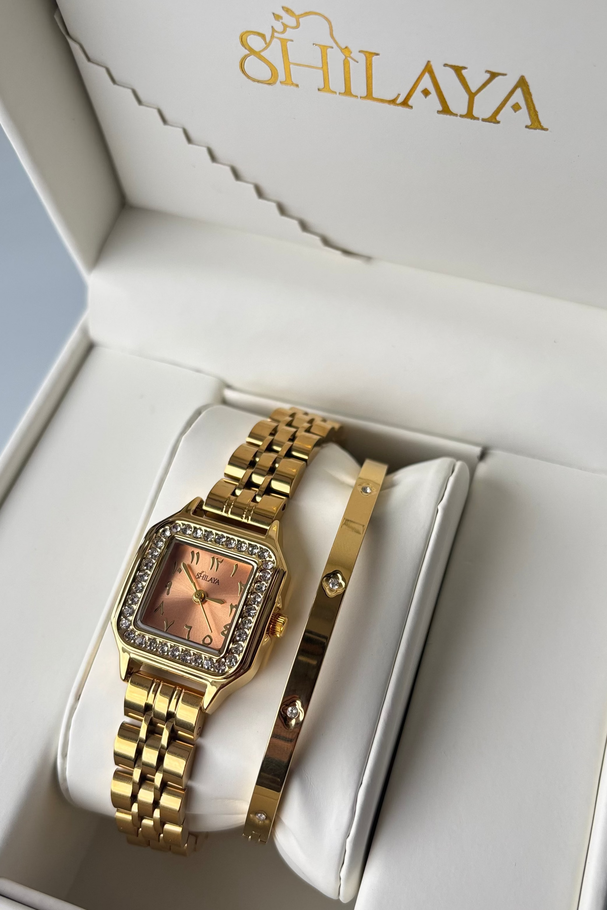COFFRET MONTRE AUX CHOIX & JONC CLASSY Shilaya