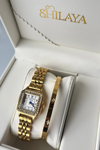 COFFRET MONTRE AUX CHOIX & JONC CLASSY Shilaya