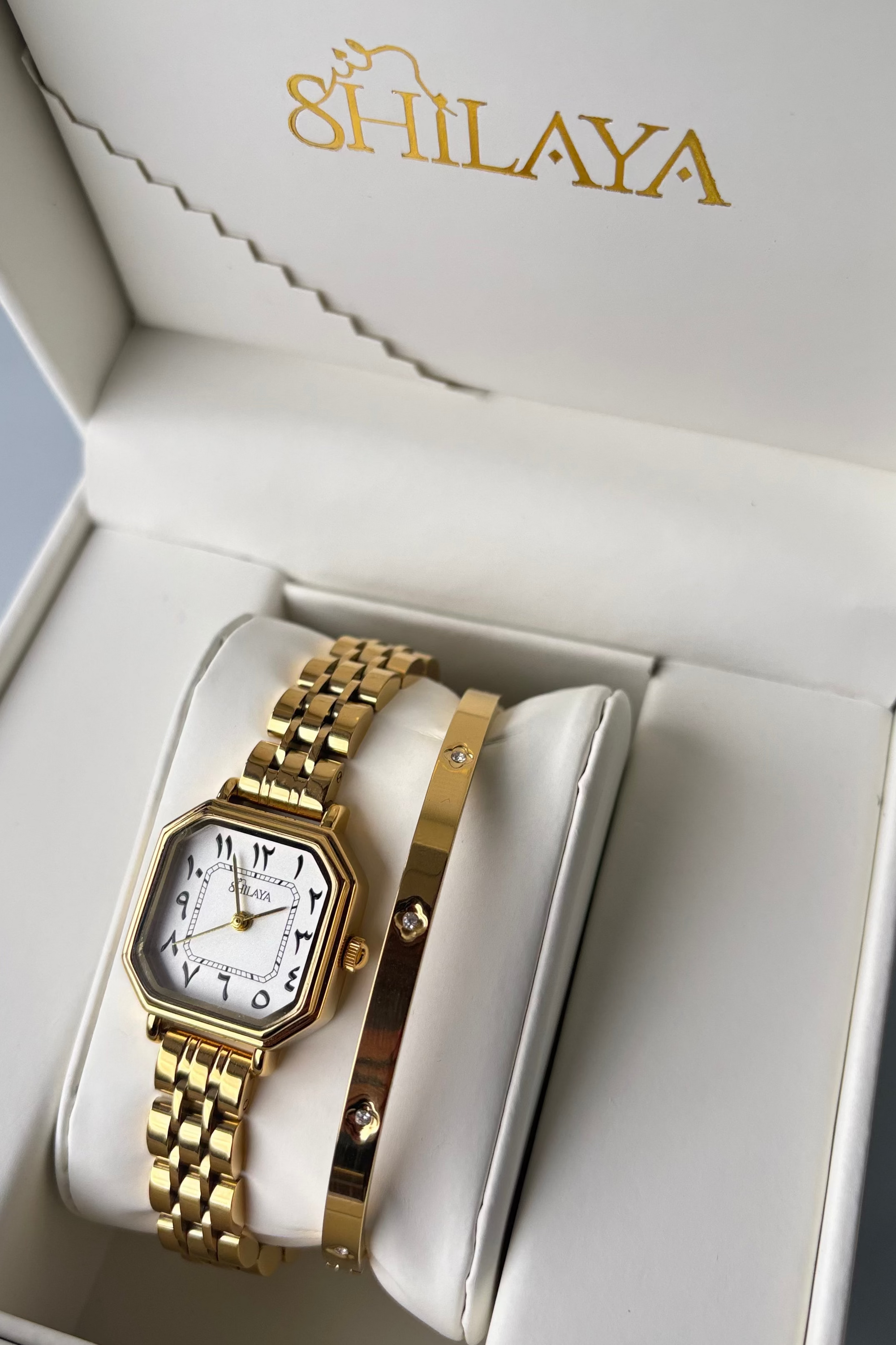 COFFRET MONTRE AUX CHOIX & JONC CLASSY Shilaya