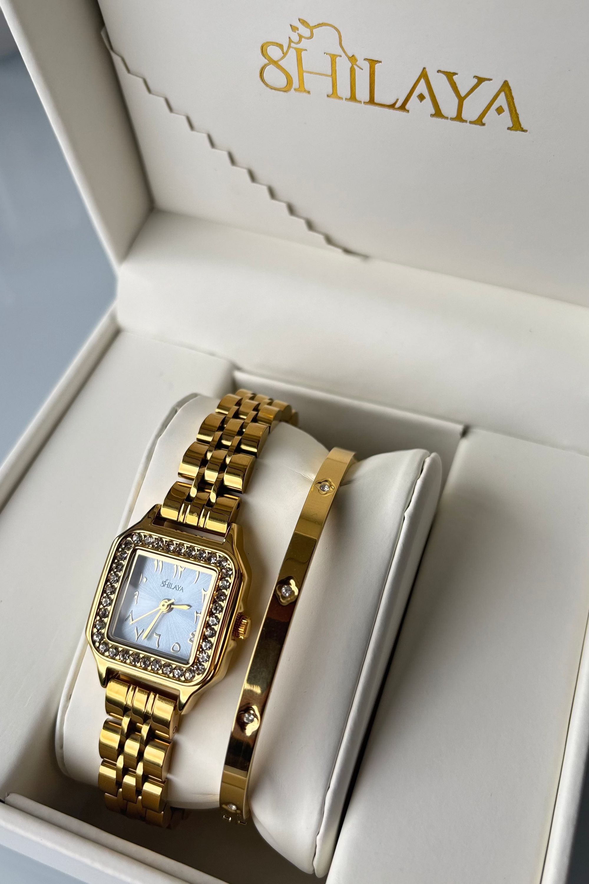 COFFRET MONTRE AUX CHOIX & JONC CLASSY Shilaya