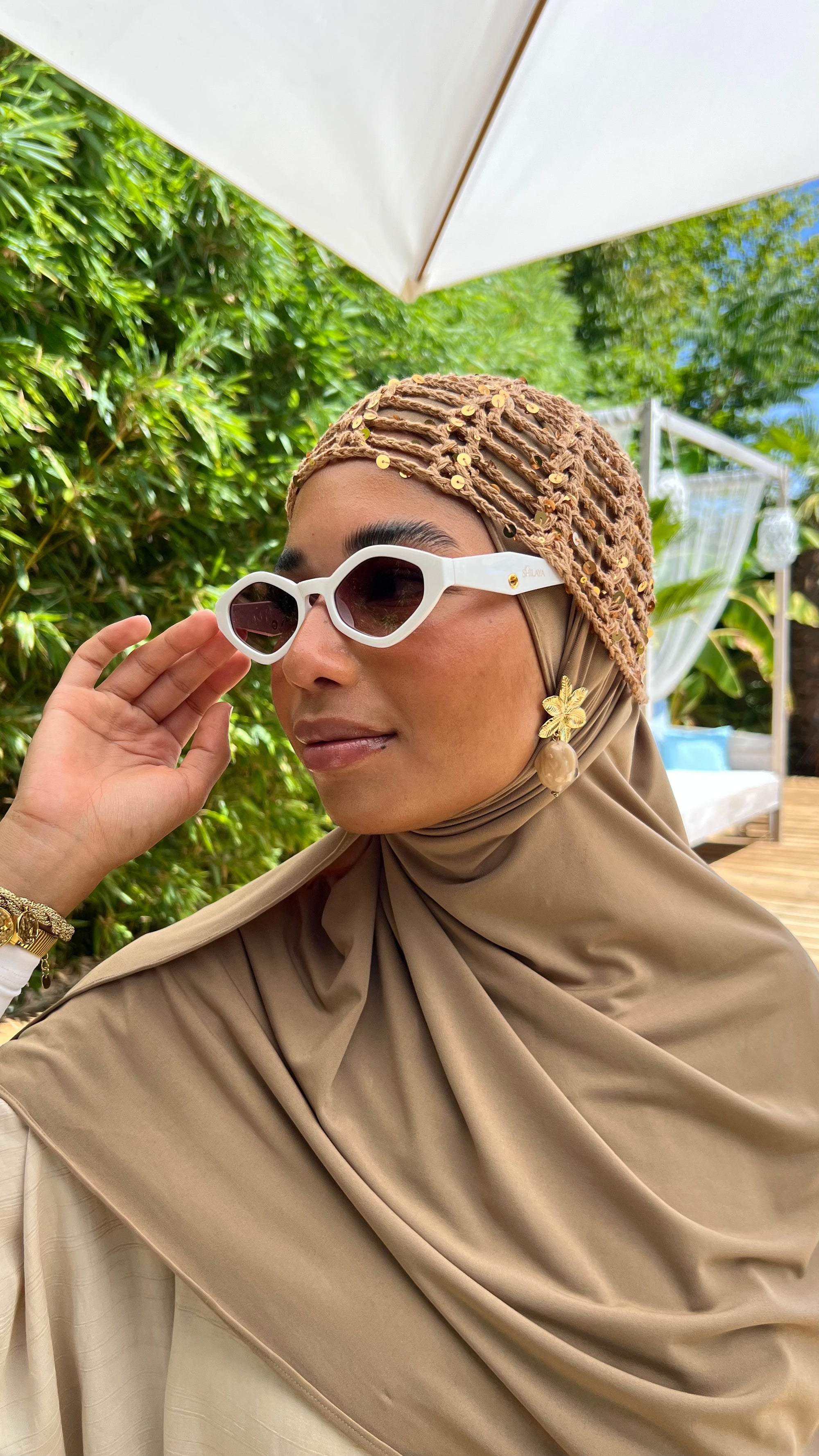LUNETTES DE SOLEIL VINTAGE OFFWHITE