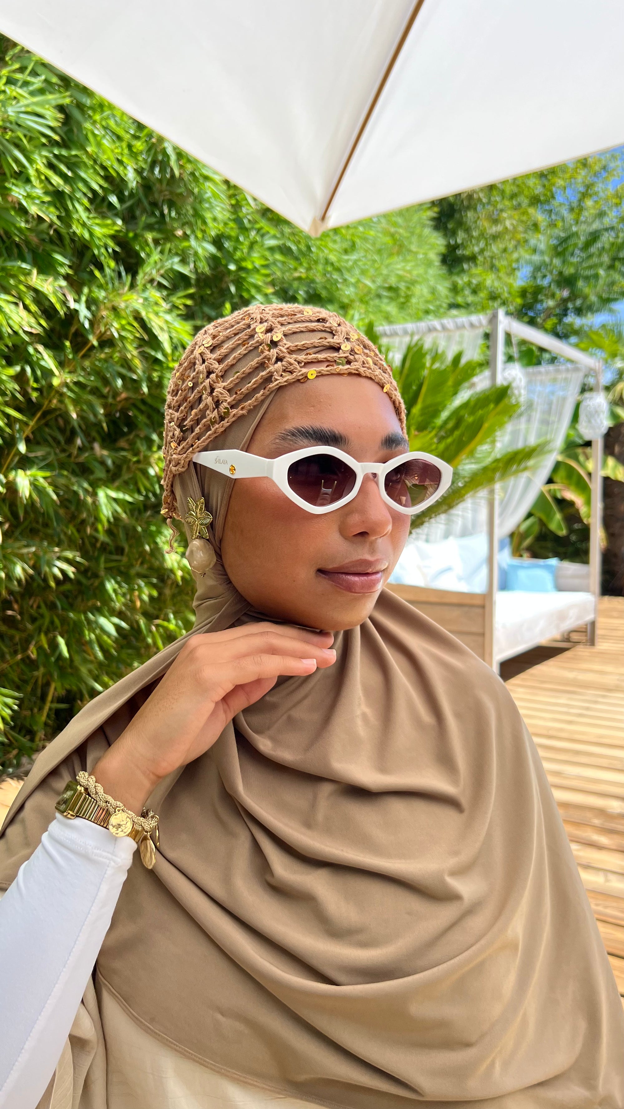 LUNETTES DE SOLEIL VINTAGE OFFWHITE