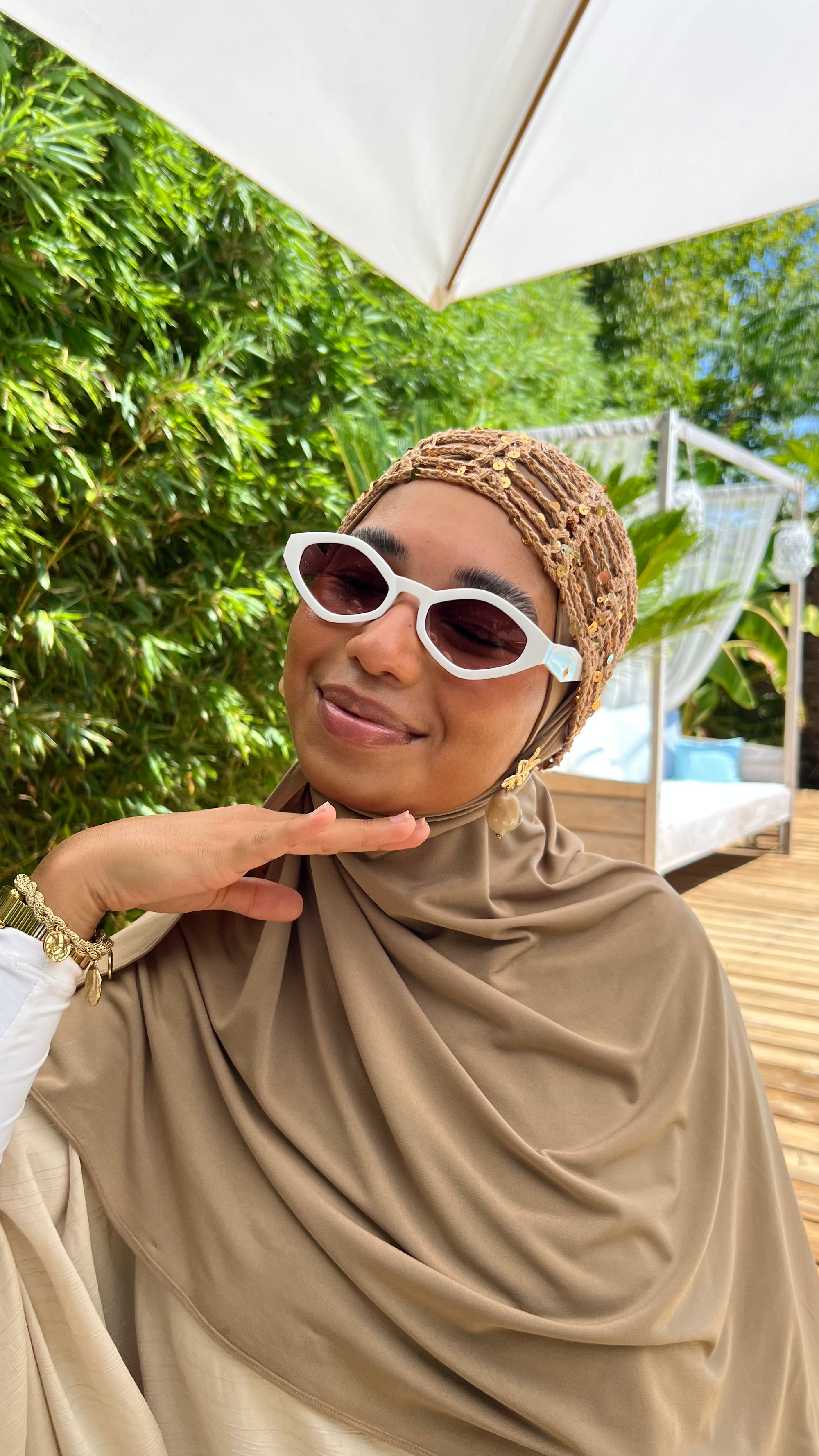 LUNETTES DE SOLEIL VINTAGE OFFWHITE
