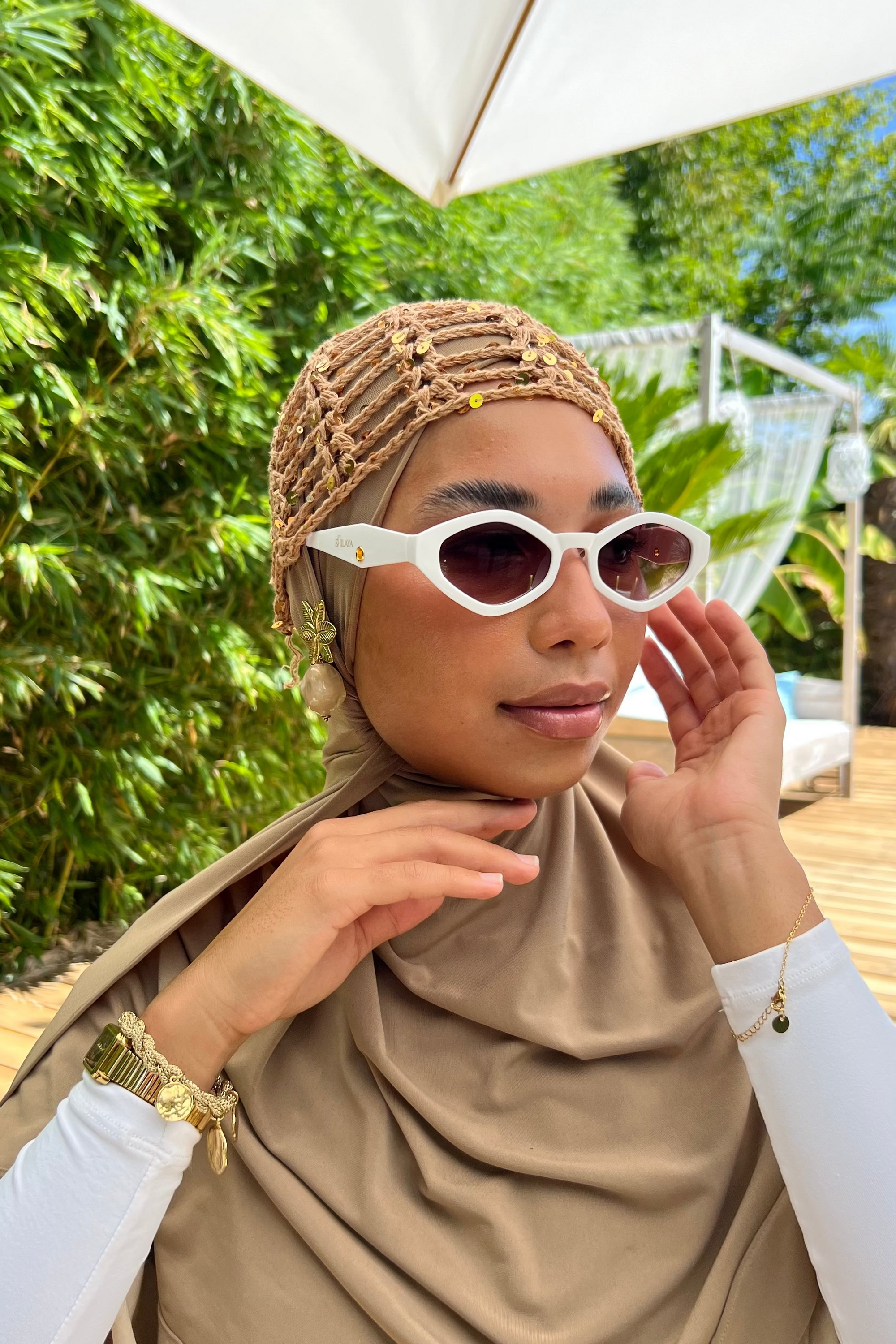 LUNETTES DE SOLEIL VINTAGE OFFWHITE