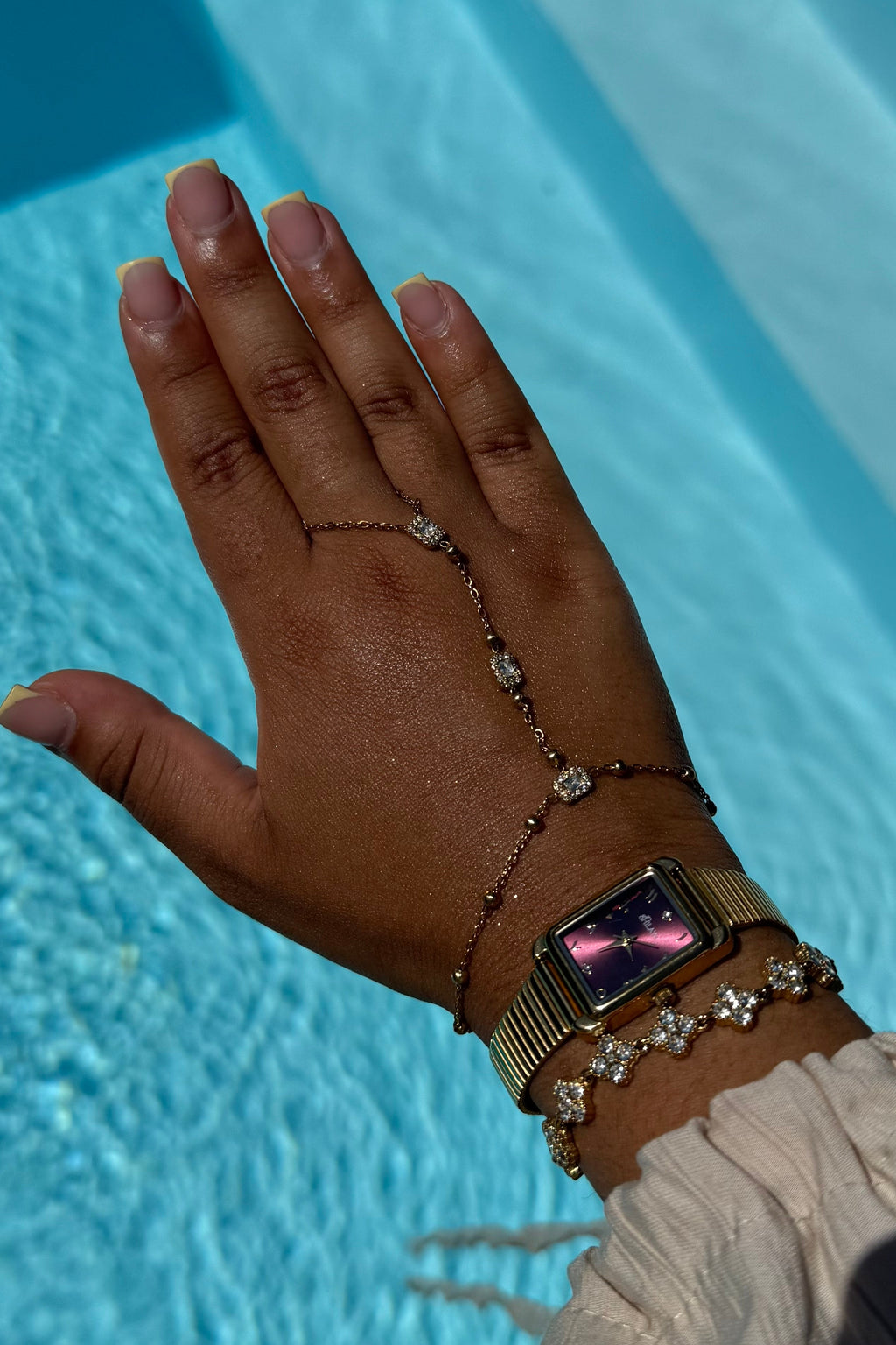 CHAINE DE MAIN SUMMER DORÉ
