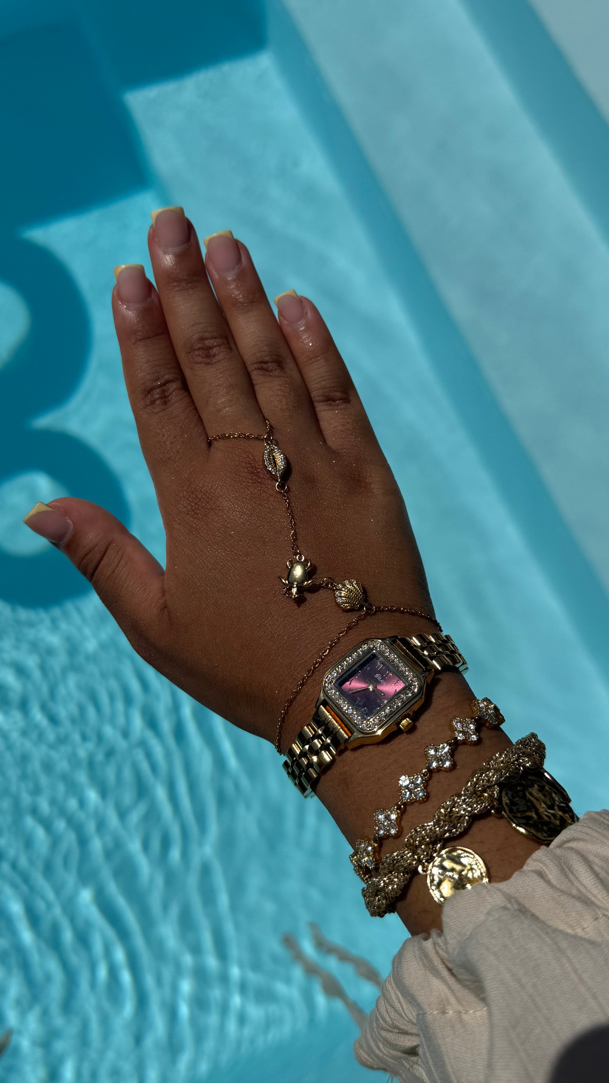 LA MYKONOS VIOLETTE MONTRE AVEC CHIFFRES ARABES