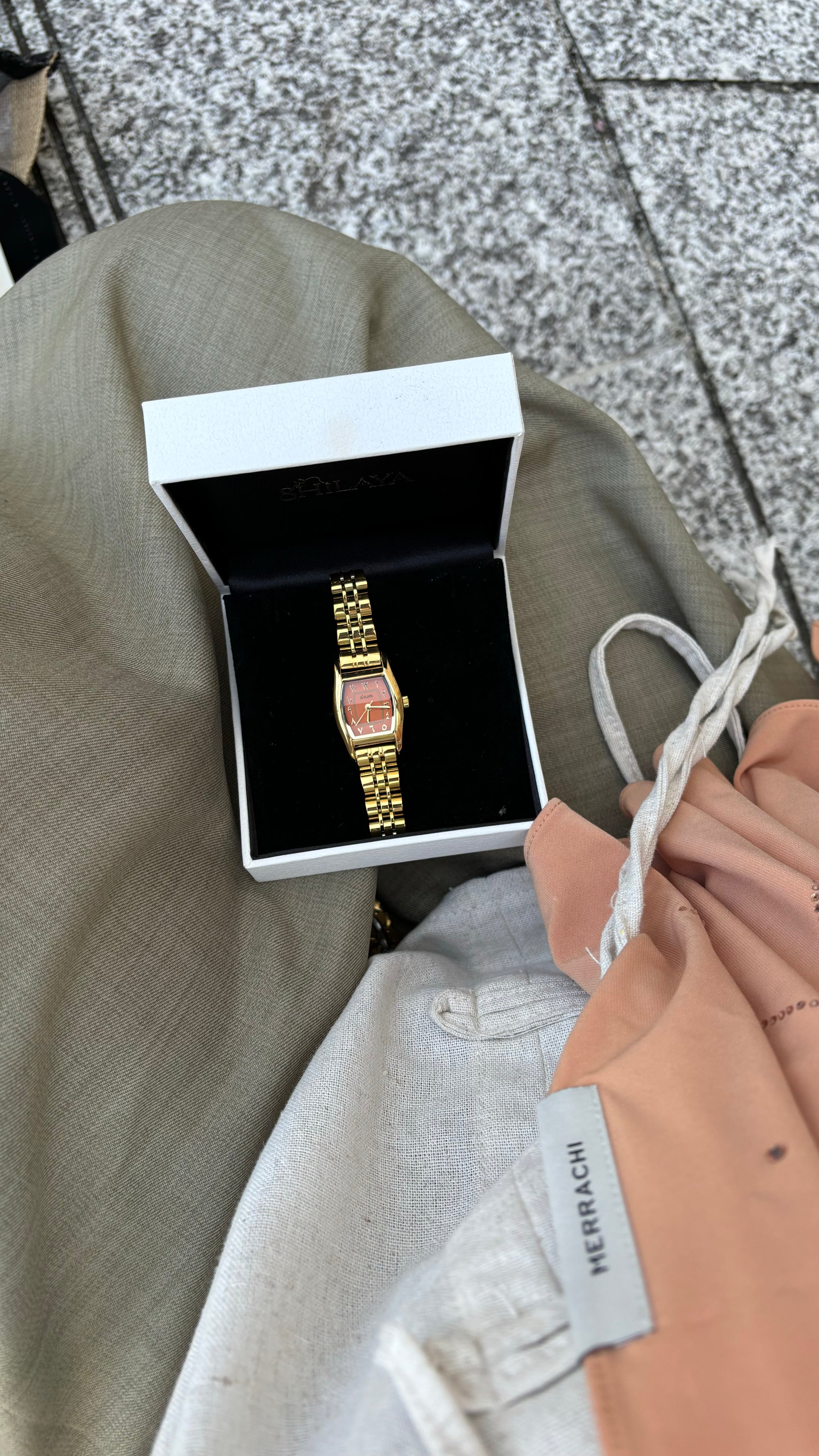 THE CLASSIC GOLD WATCH WITH ARABIC NUMERALS