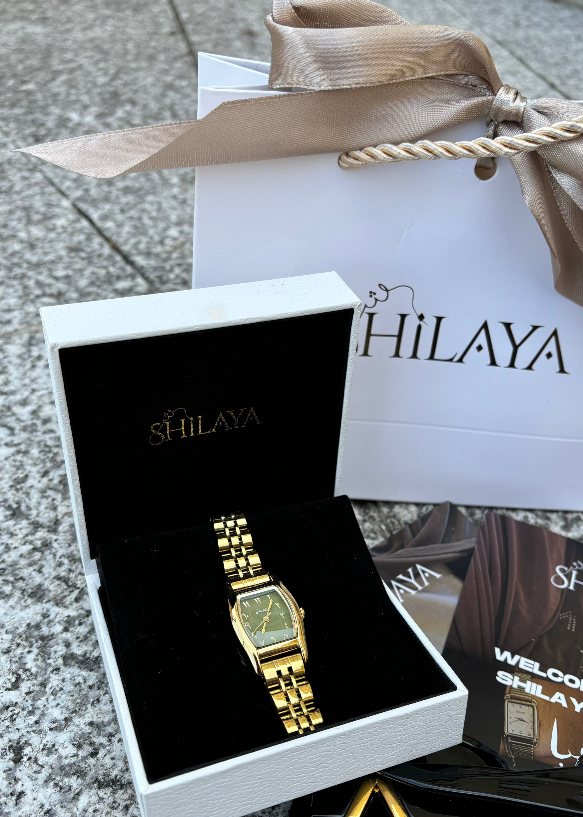 THE CLASSIC GOLD WATCH WITH ARABIC NUMERALS