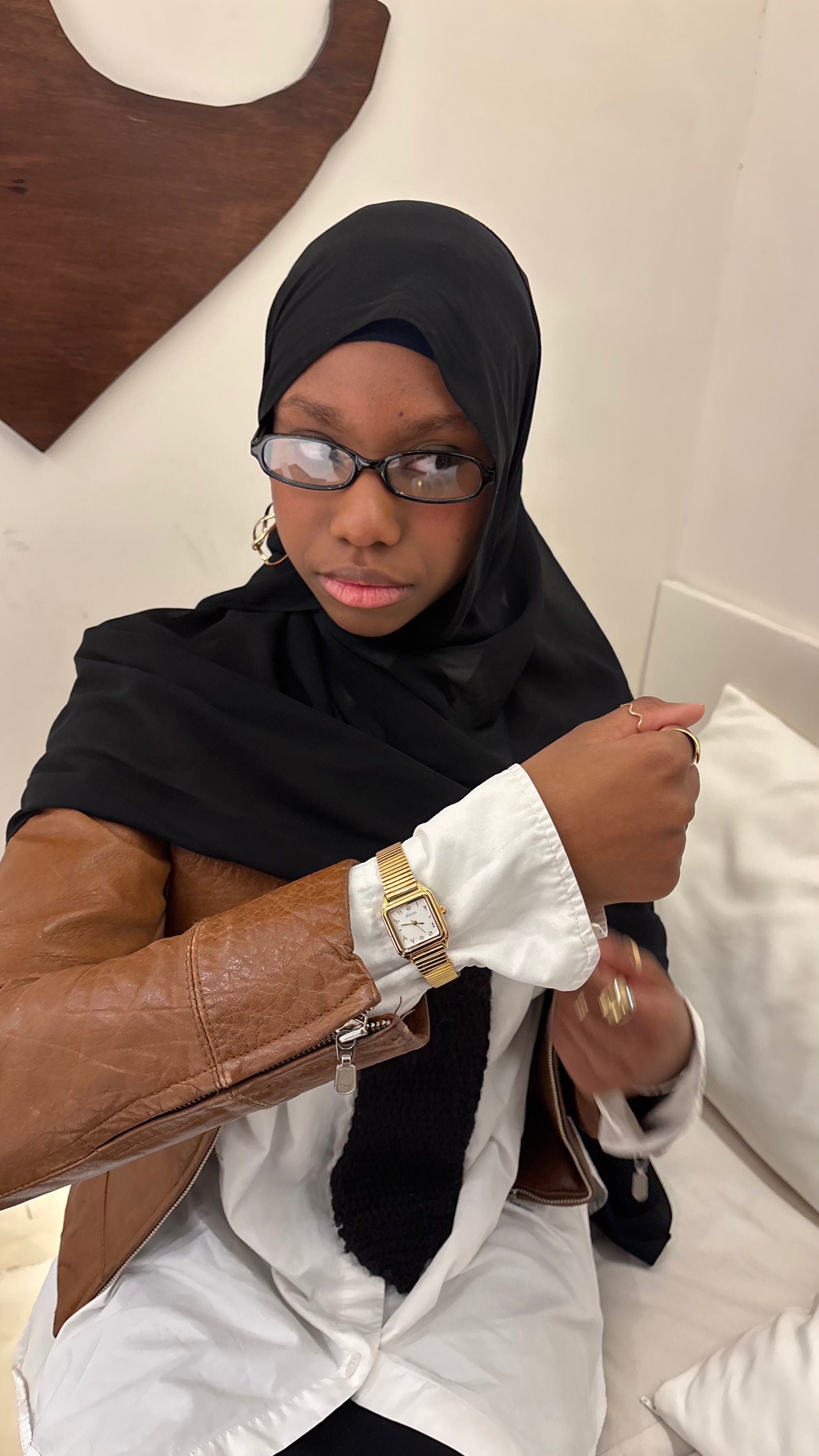 LA CASUAL MONTRE DORÉ AVEC CHIFFRES ARABES