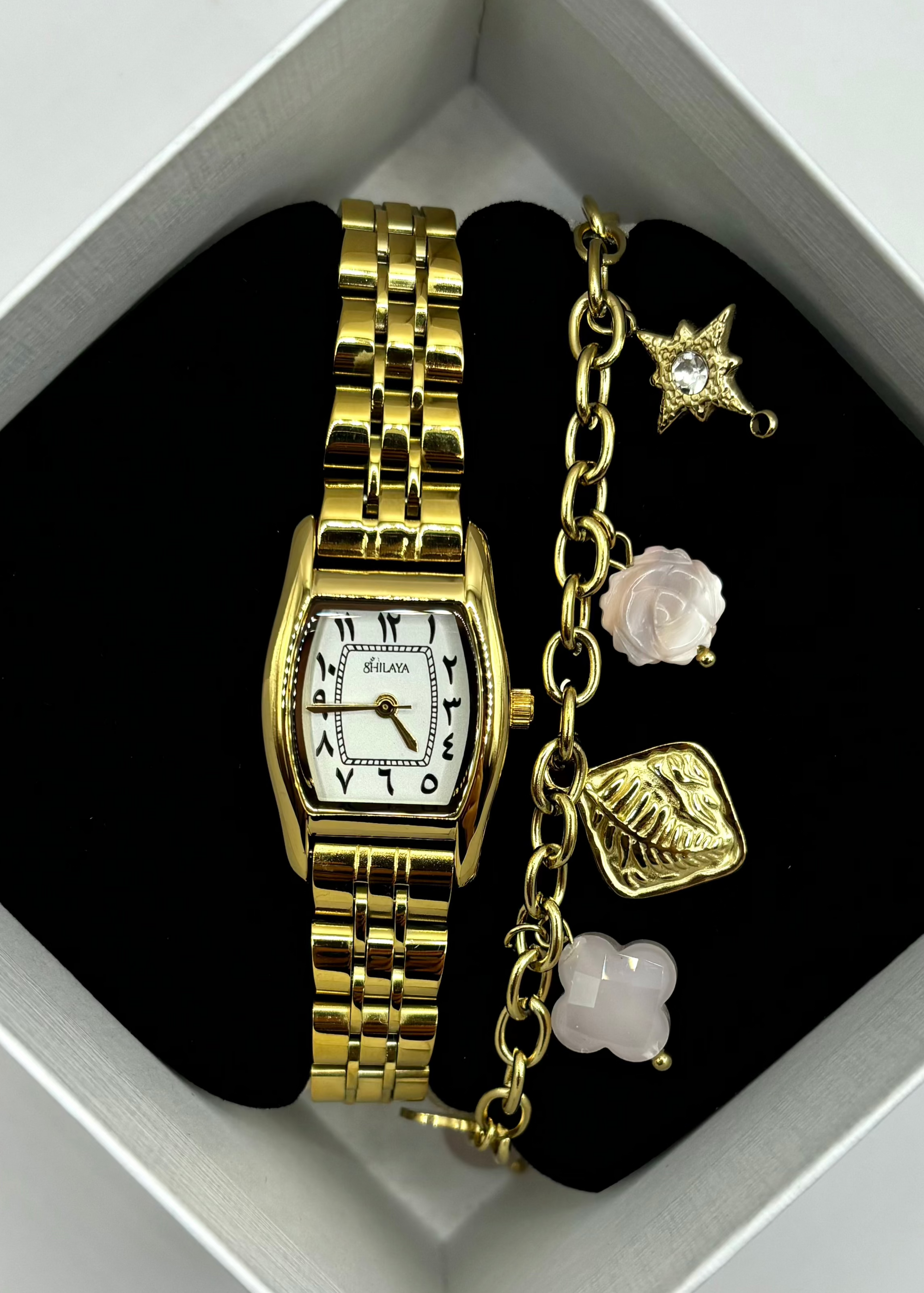 ROSY WATCH &amp; ZAIDY BRACELET BOX