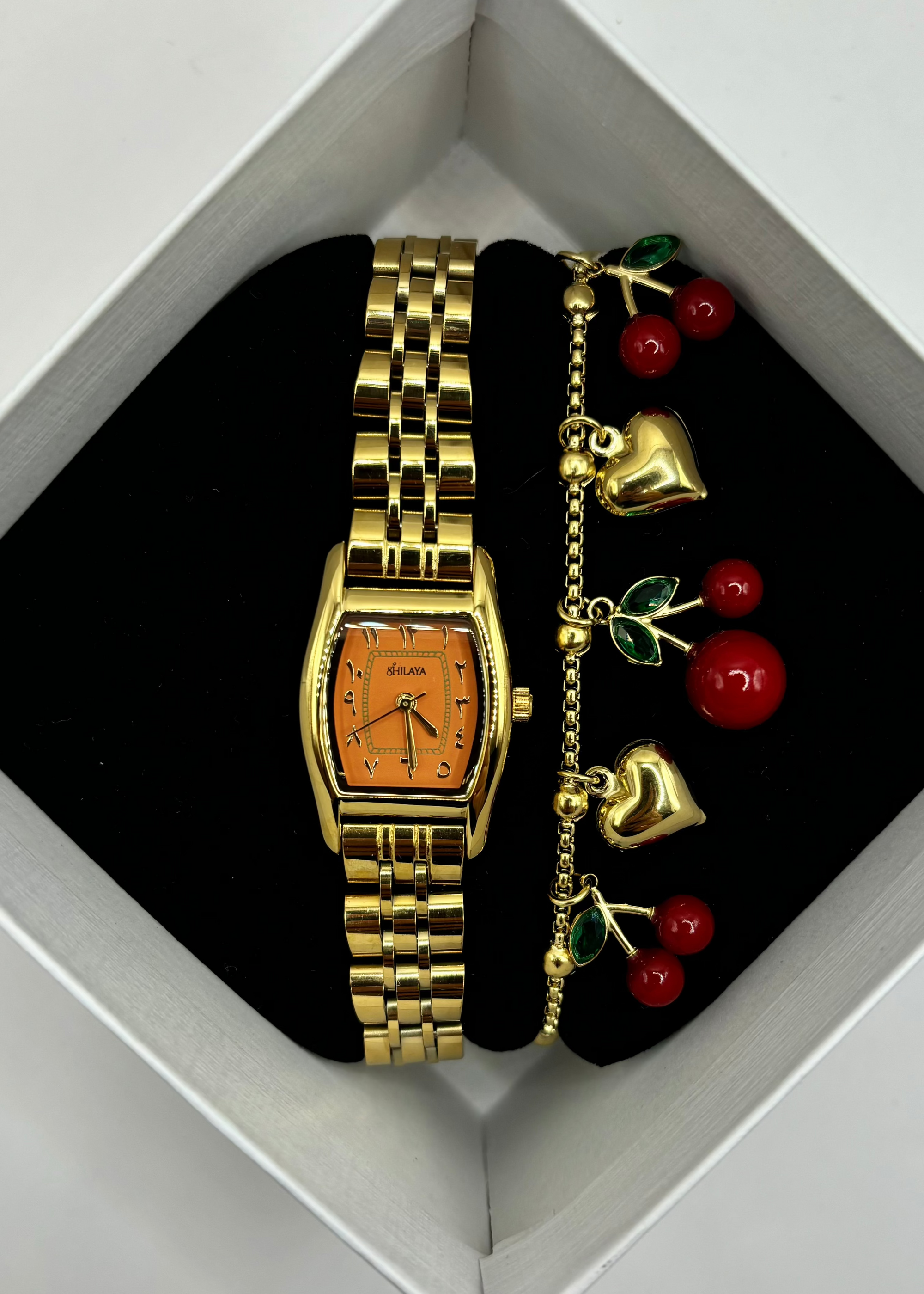 ROSY WATCH &amp; ZAIDY BRACELET BOX