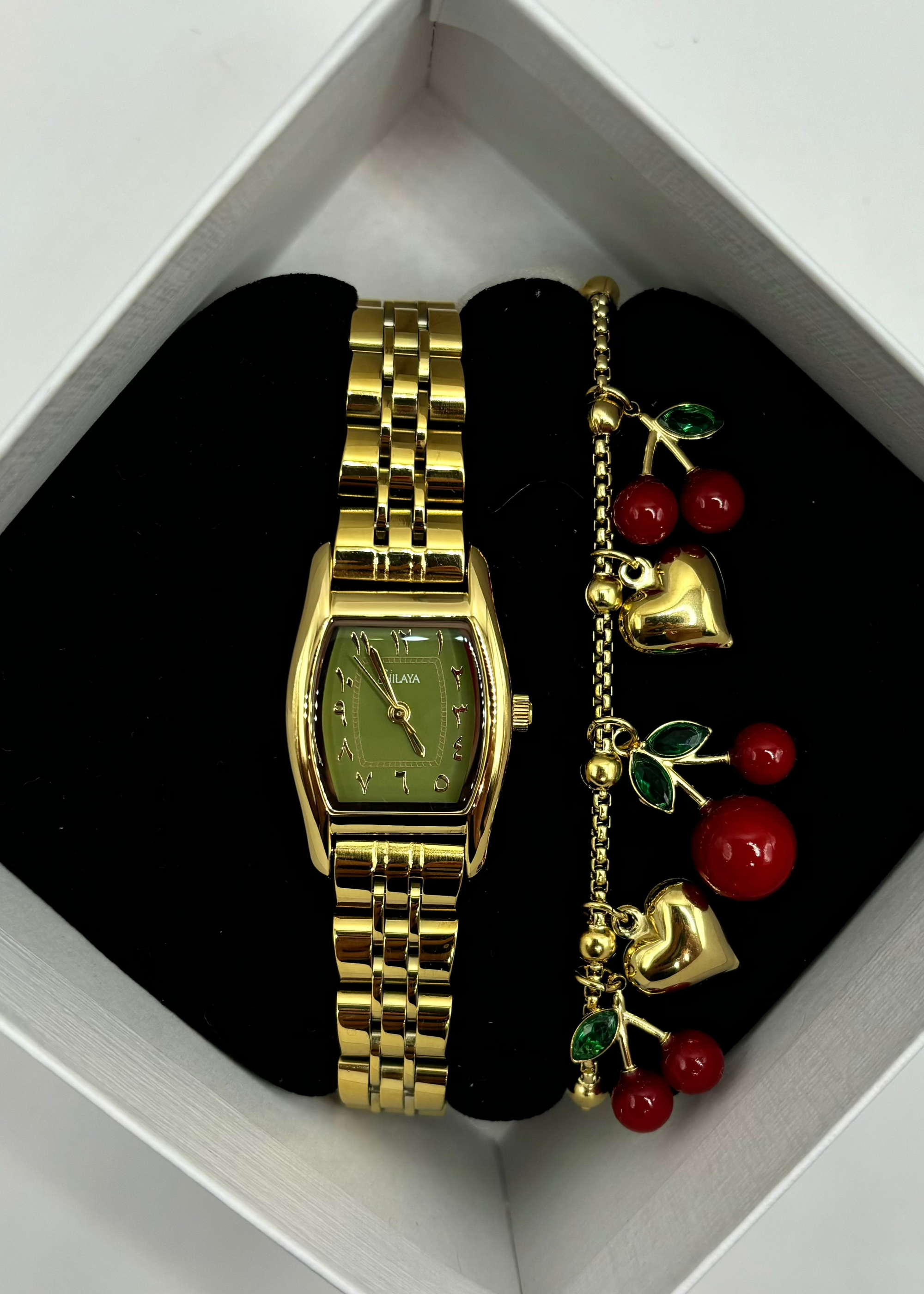 ROSY WATCH &amp; ZAIDY BRACELET BOX