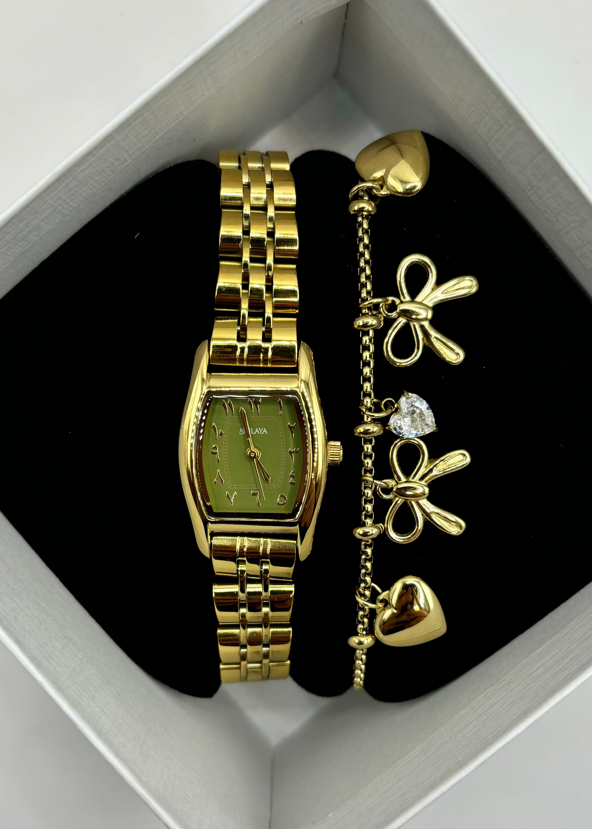 ROSY WATCH &amp; ZAIDY BRACELET BOX