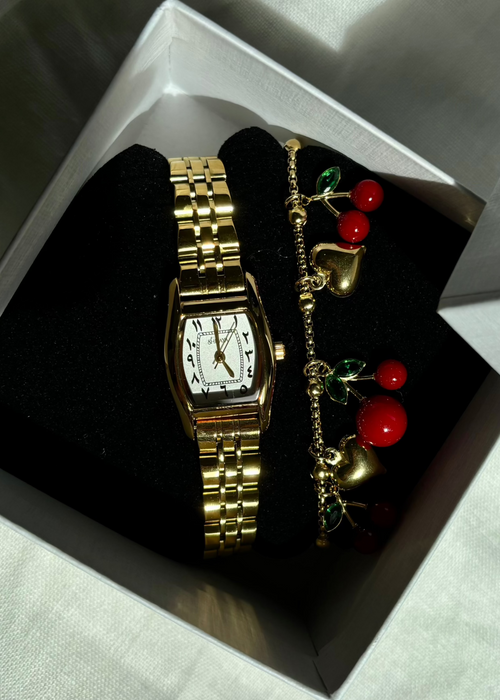 ROSY WATCH &amp; ZAIDY BRACELET BOX