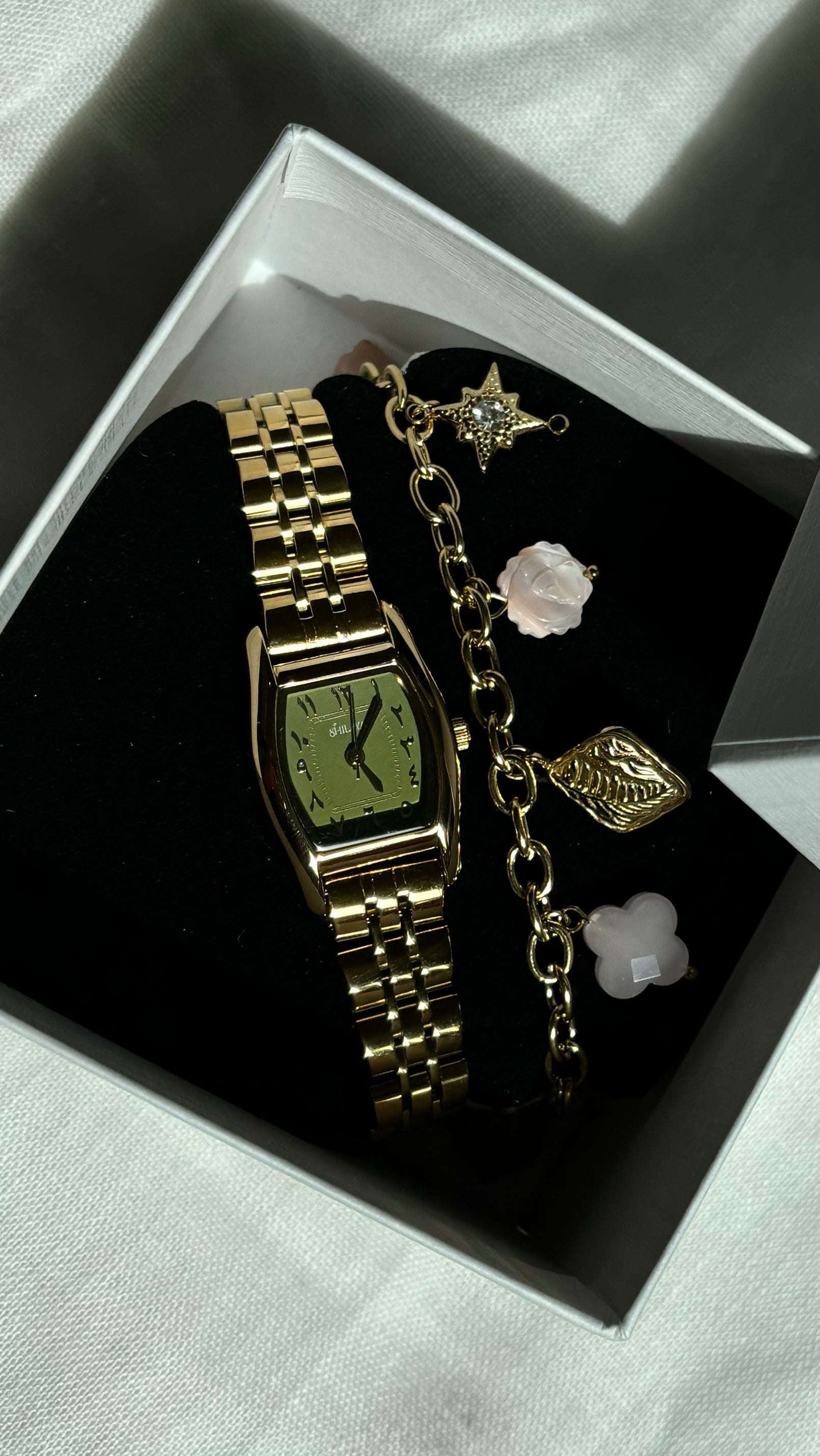 ROSY WATCH &amp; ZAIDY BRACELET BOX