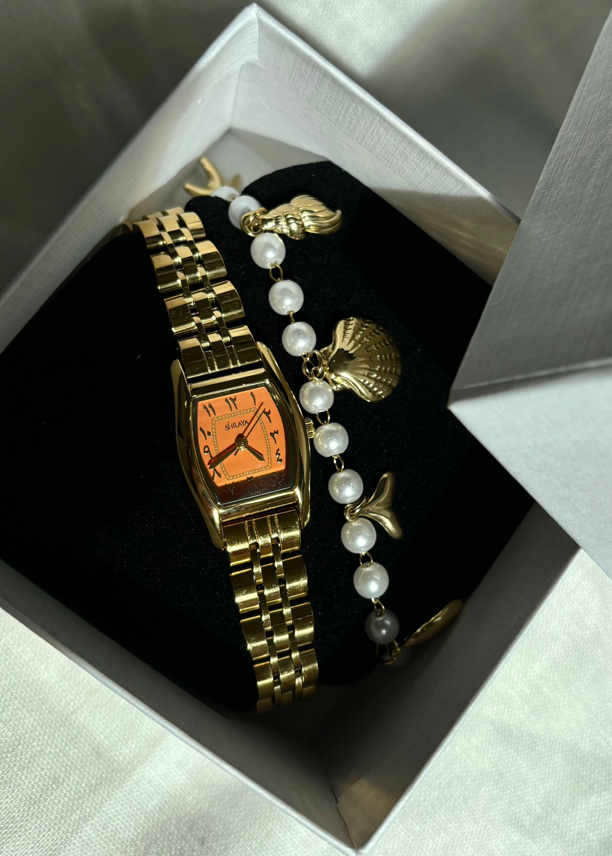 ROSY WATCH &amp; ZAIDY BRACELET BOX