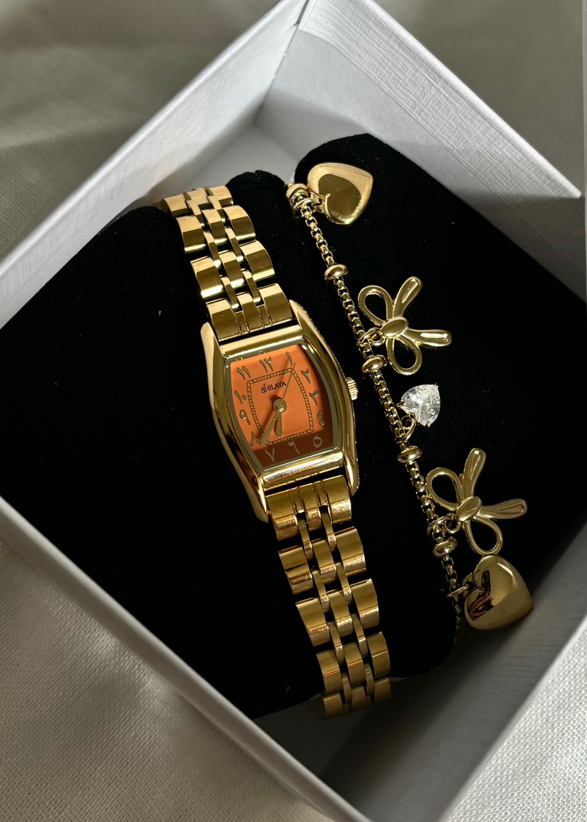 ROSY WATCH &amp; ZAIDY BRACELET BOX
