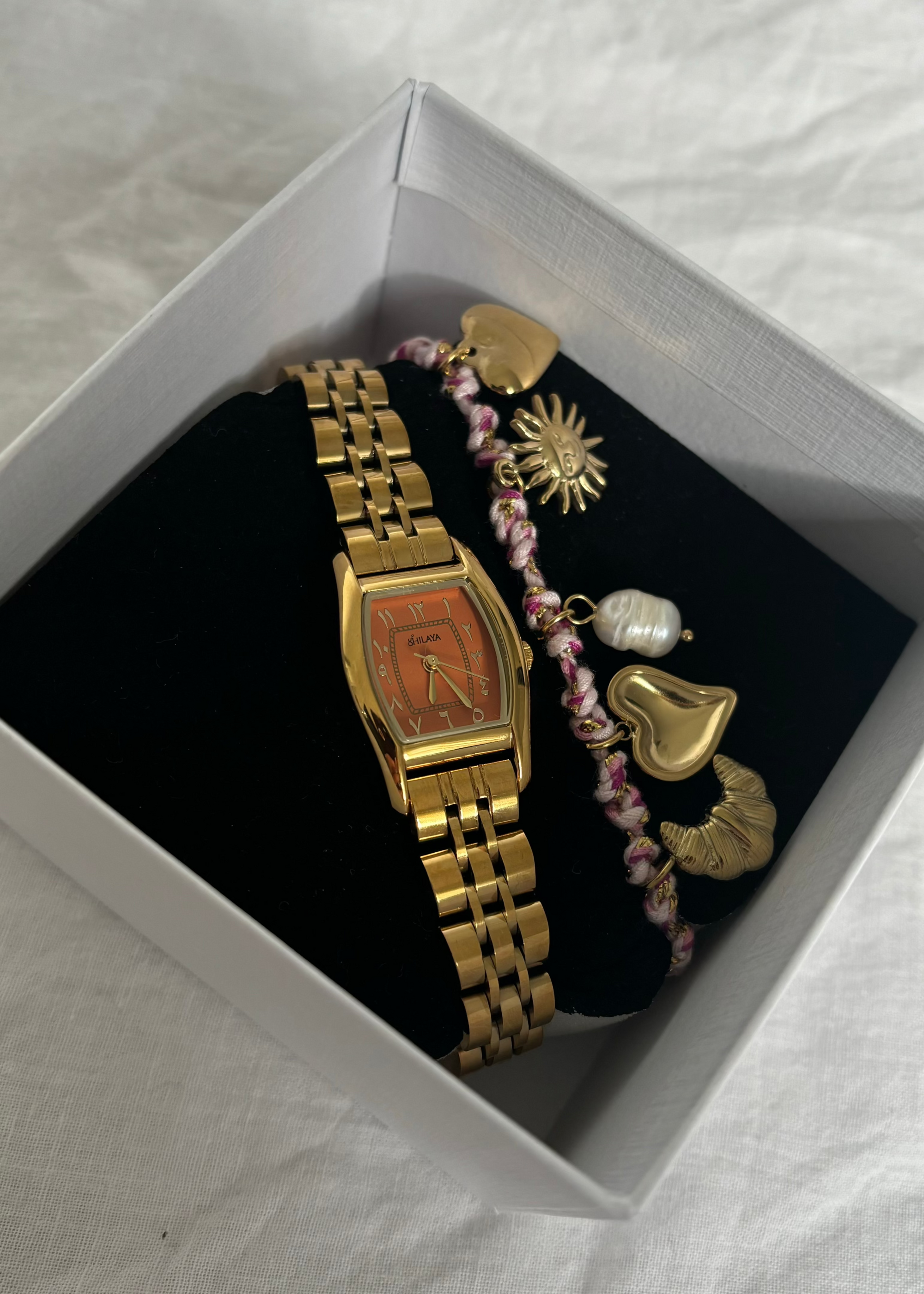 ROSY WATCH &amp; ZAIDY BRACELET BOX