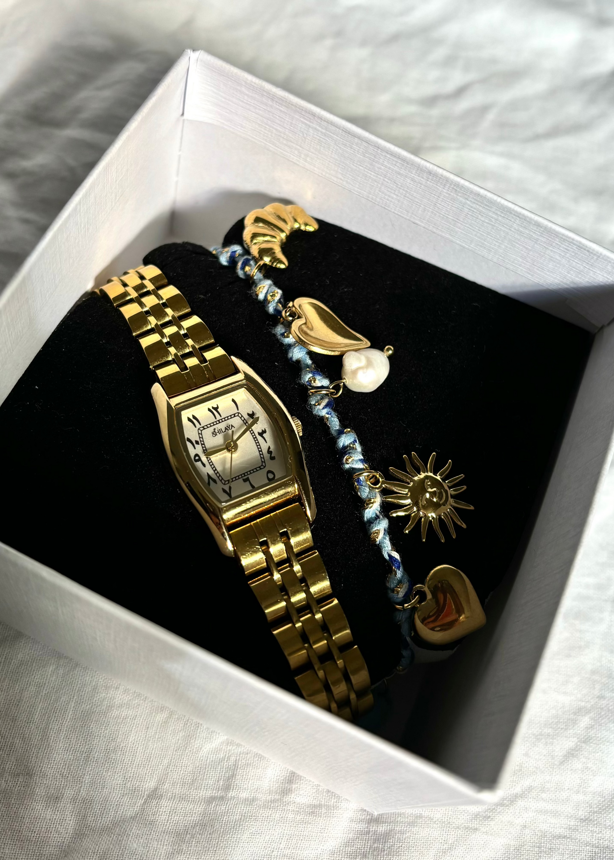 ROSY WATCH &amp; ZAIDY BRACELET BOX