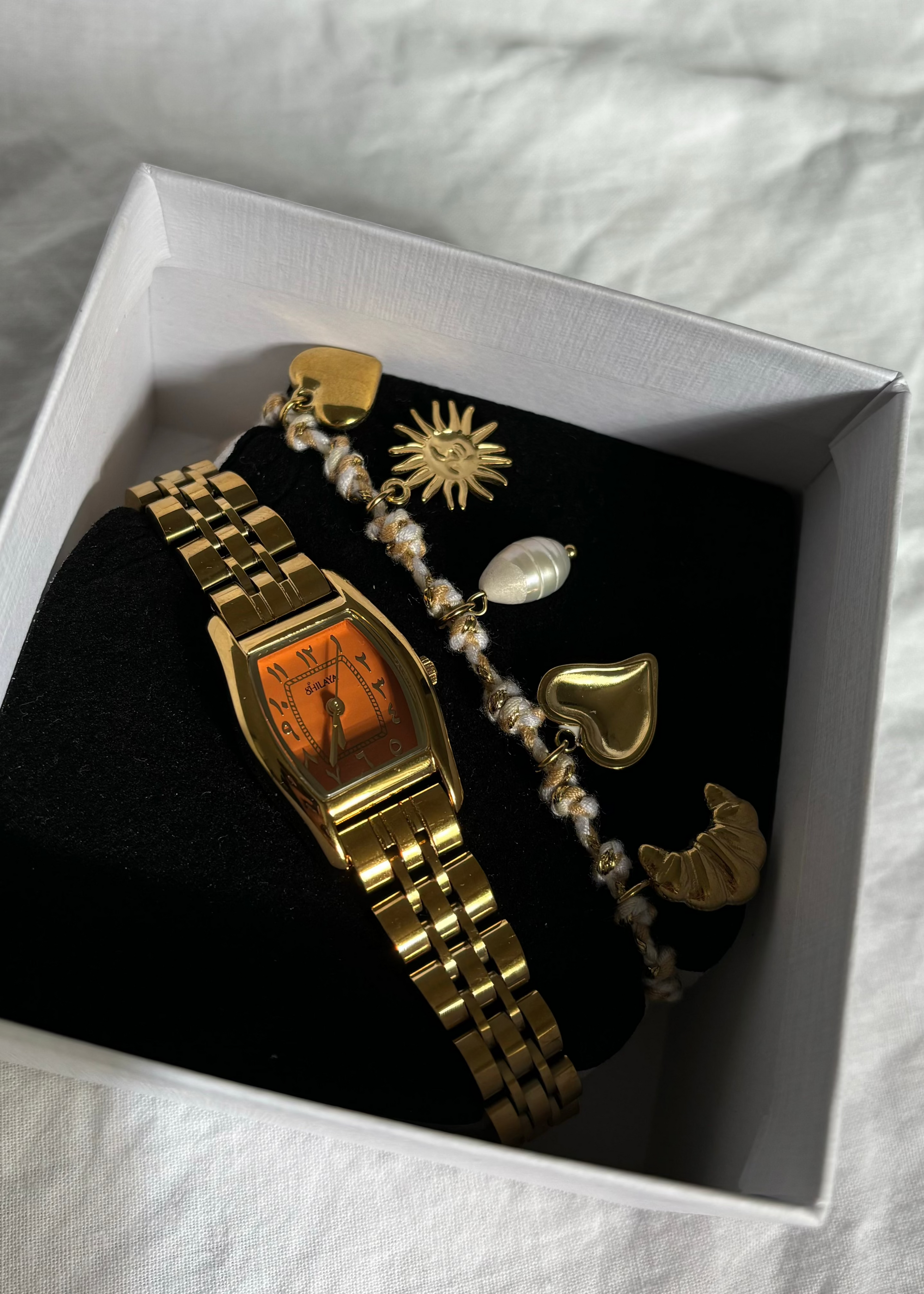 ROSY WATCH &amp; ZAIDY BRACELET BOX