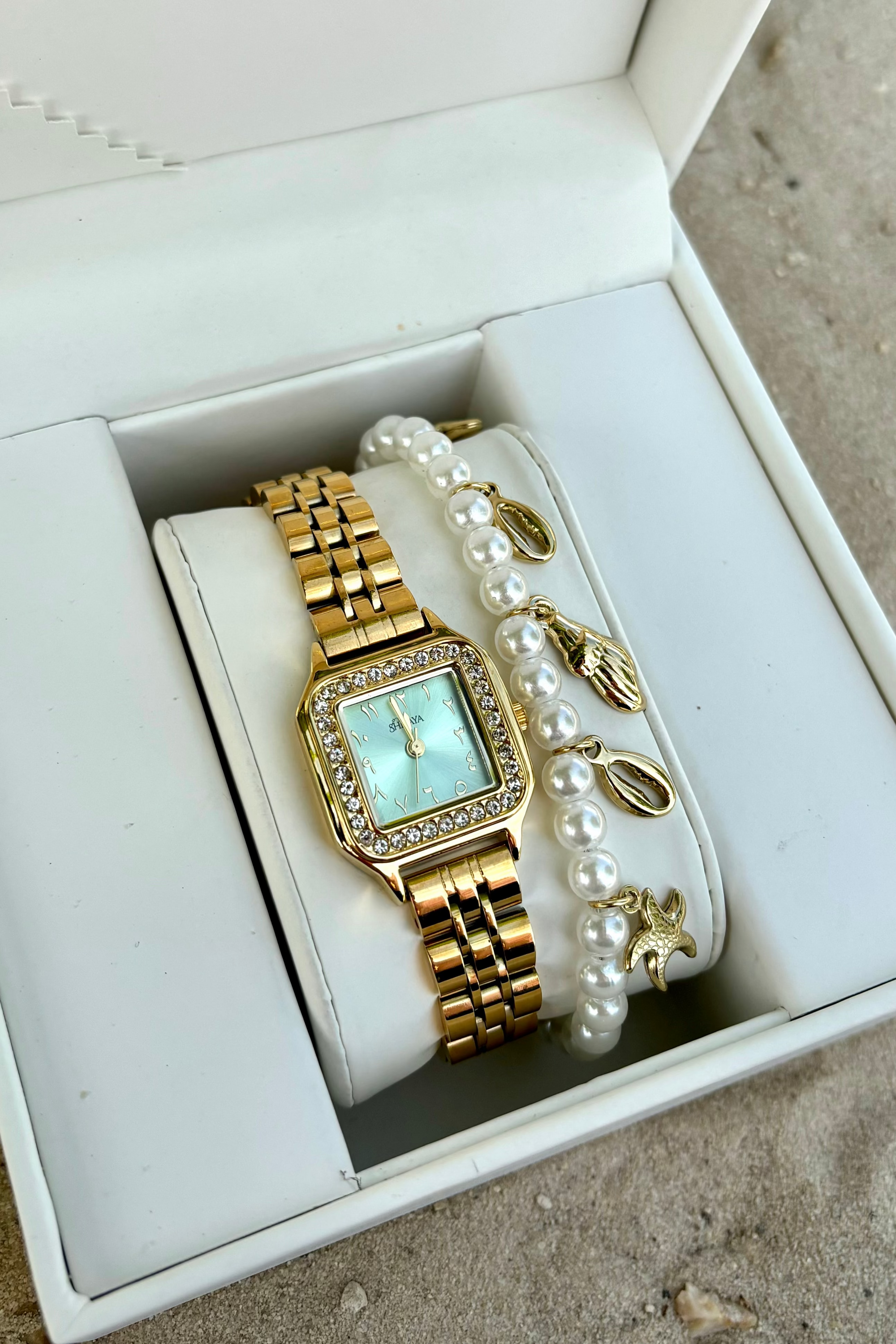 ROSY WATCH &amp; ZAIDY BRACELET BOX