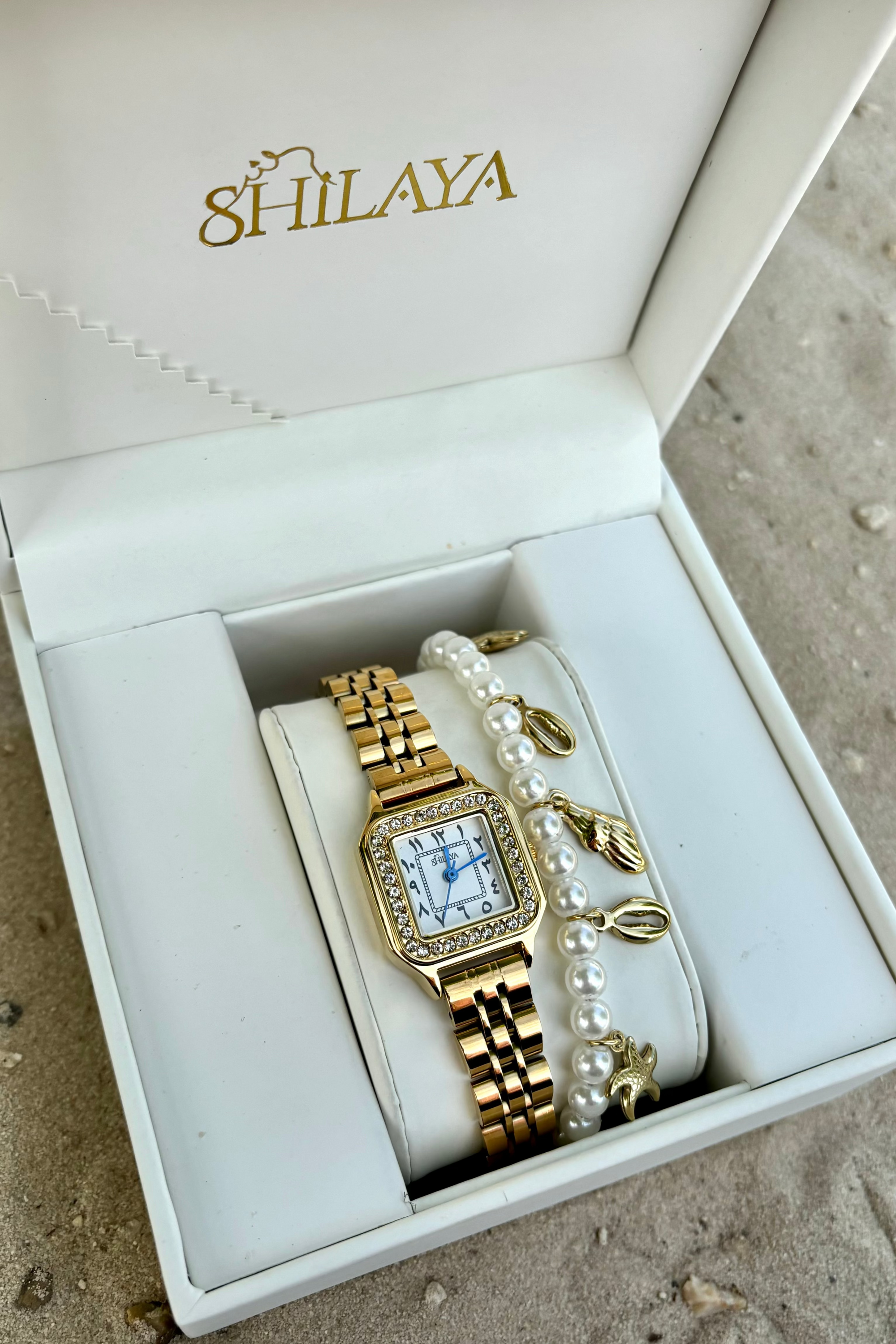 ROSY WATCH &amp; ZAIDY BRACELET BOX