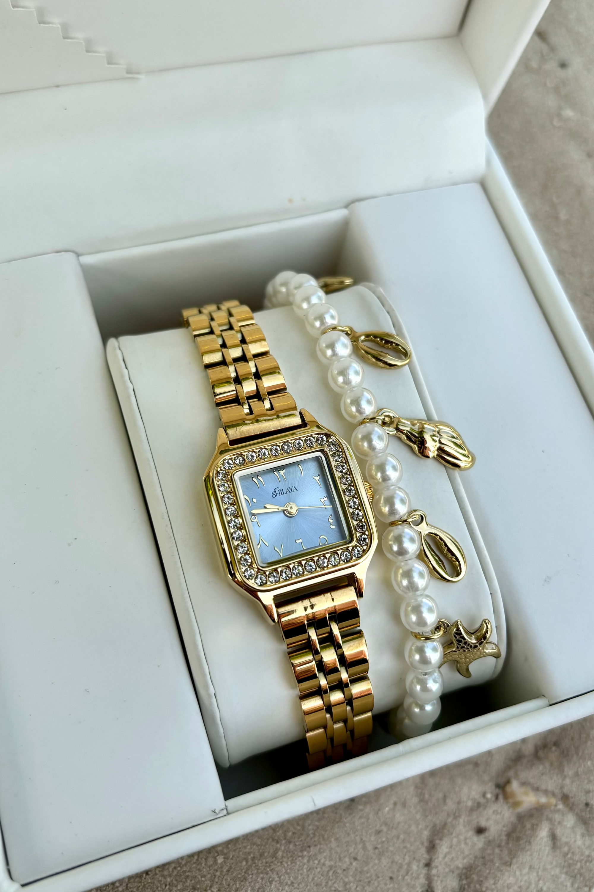 ROSY WATCH &amp; ZAIDY BRACELET BOX