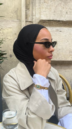 L'ÉMERAUDE MONTRE DORÉ AVEC CHIFFRES ARABES Shilaya