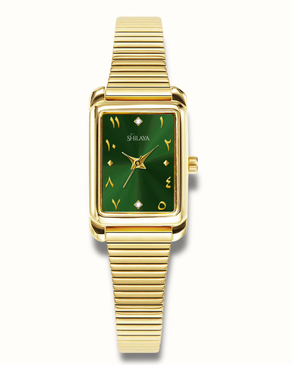 THE MIDNIGHT GOLD WATCH WITH ARABIC NUMERALS