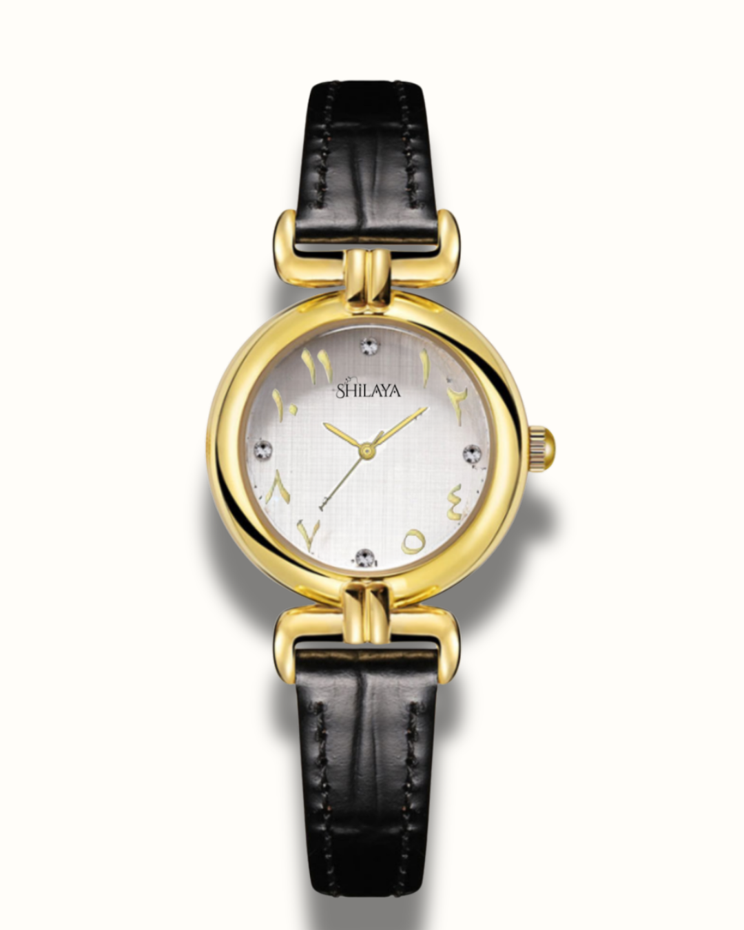 LA ALMA MONTRE CUIR VÉGÉTAL AVEC CHIFFRES ARABES